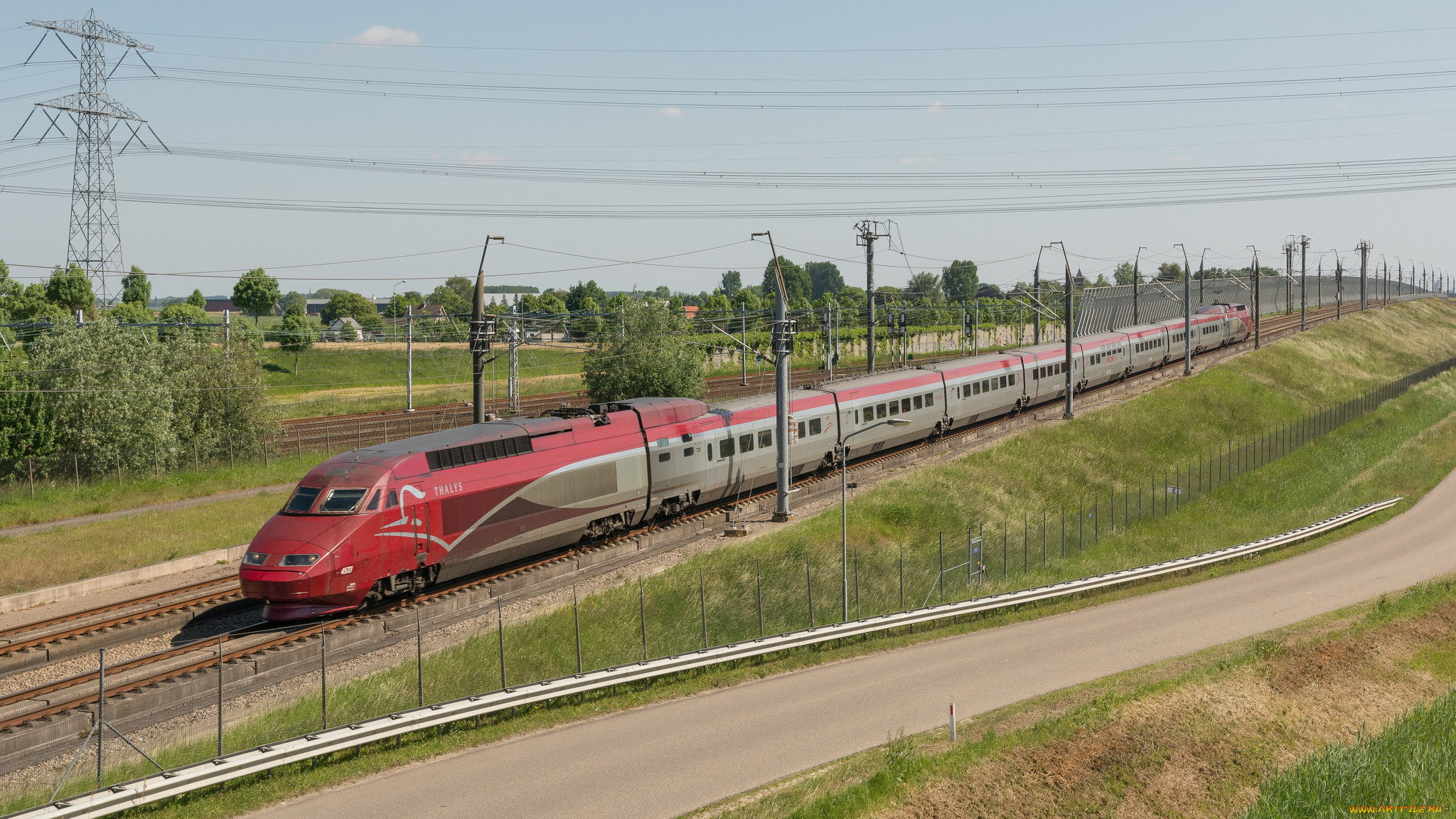 техника, поезда, состав, локомотив