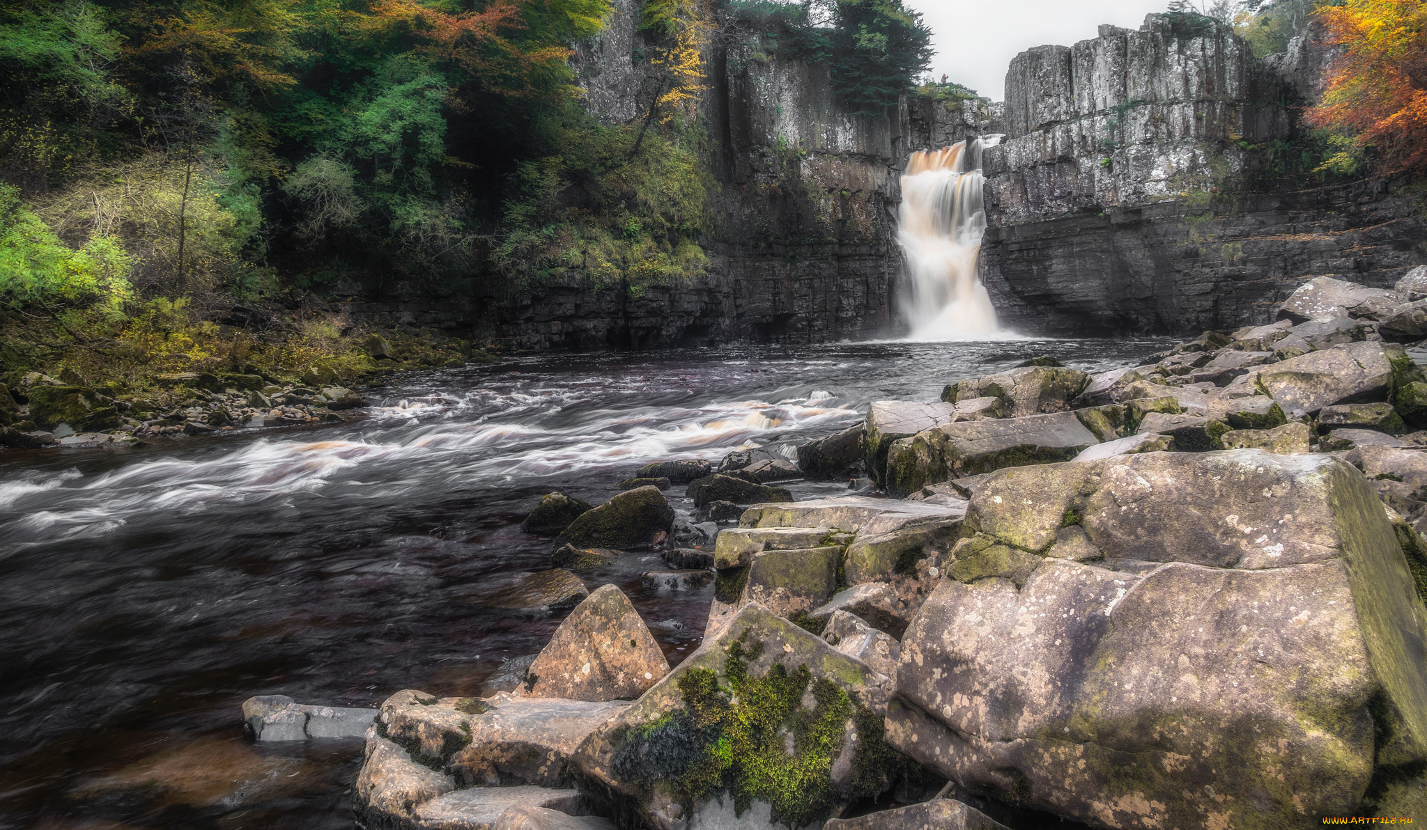 природа, водопады, простор