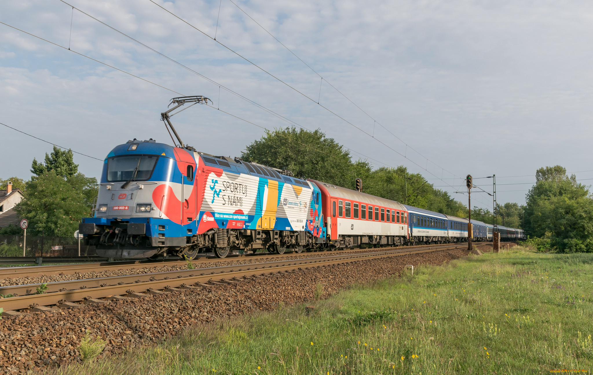 техника, электровозы, состав, локомотив