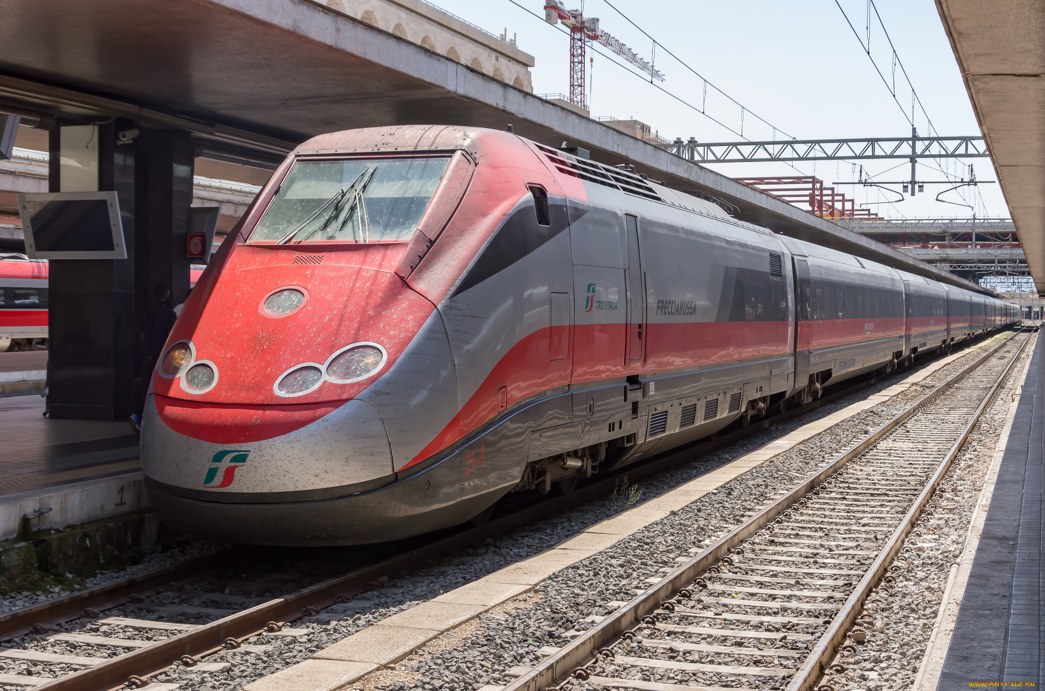 техника, поезда, локомотив, состав