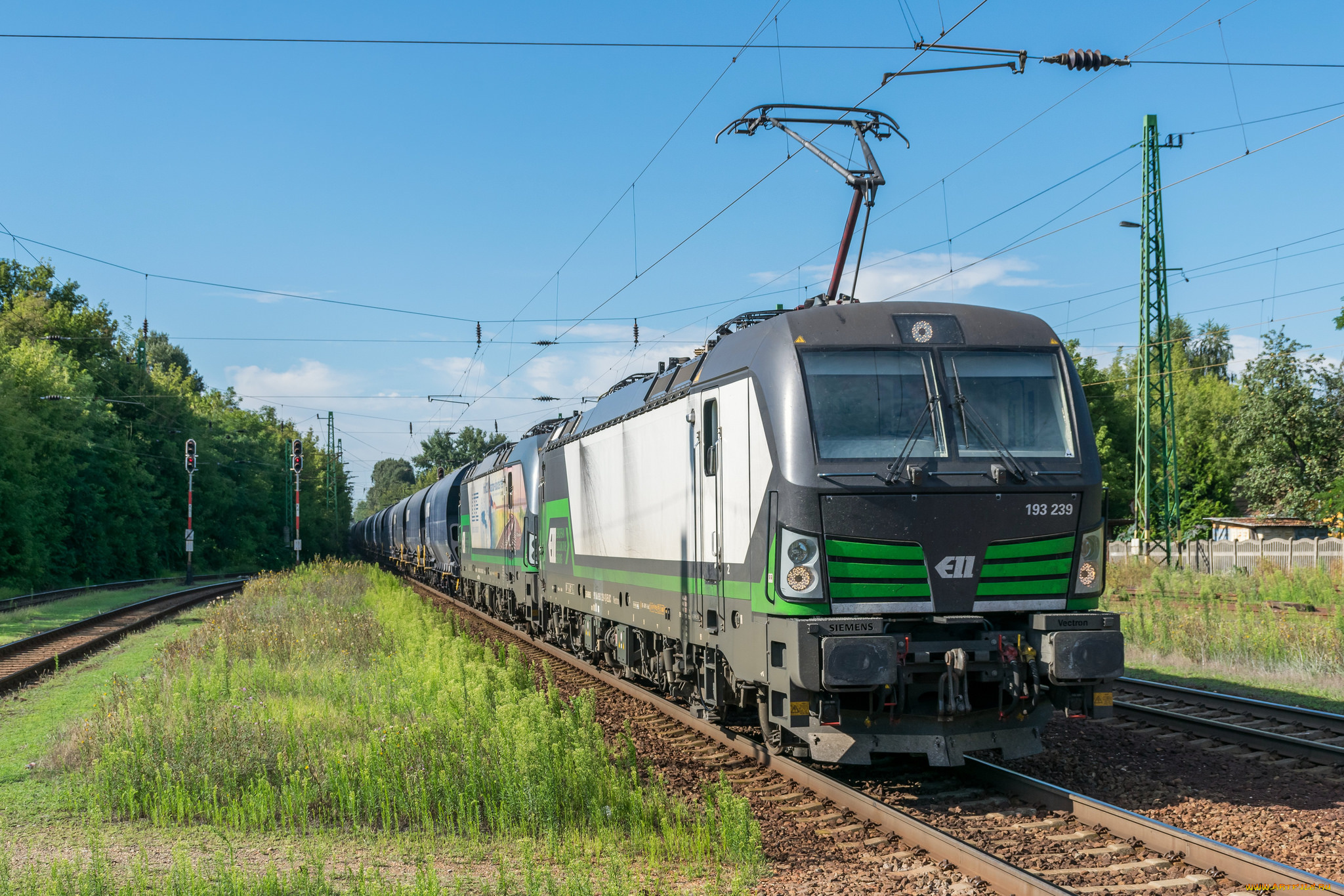 техника, электровозы, локомотив, состав