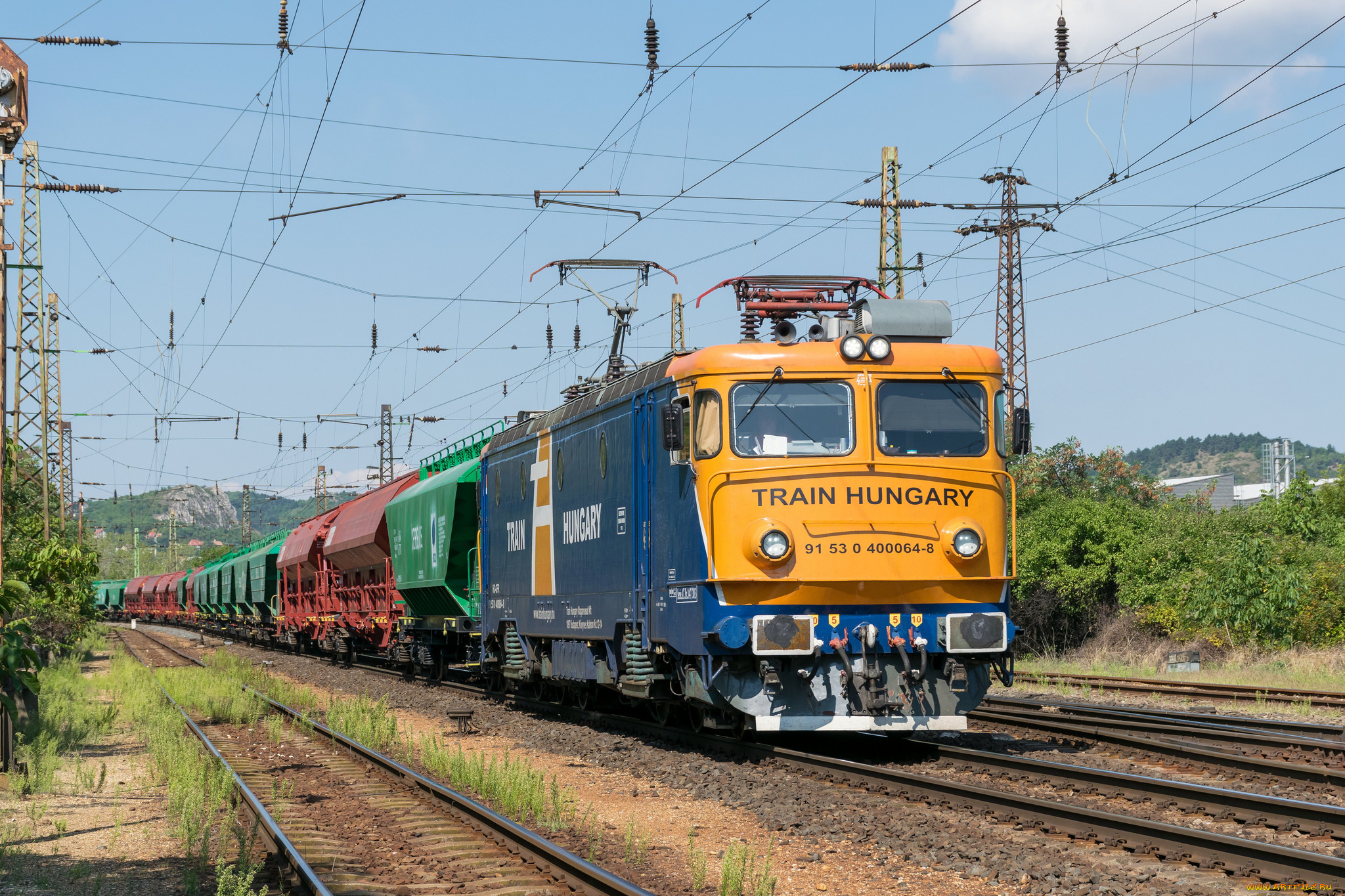 техника, электровозы, локомотив, состав