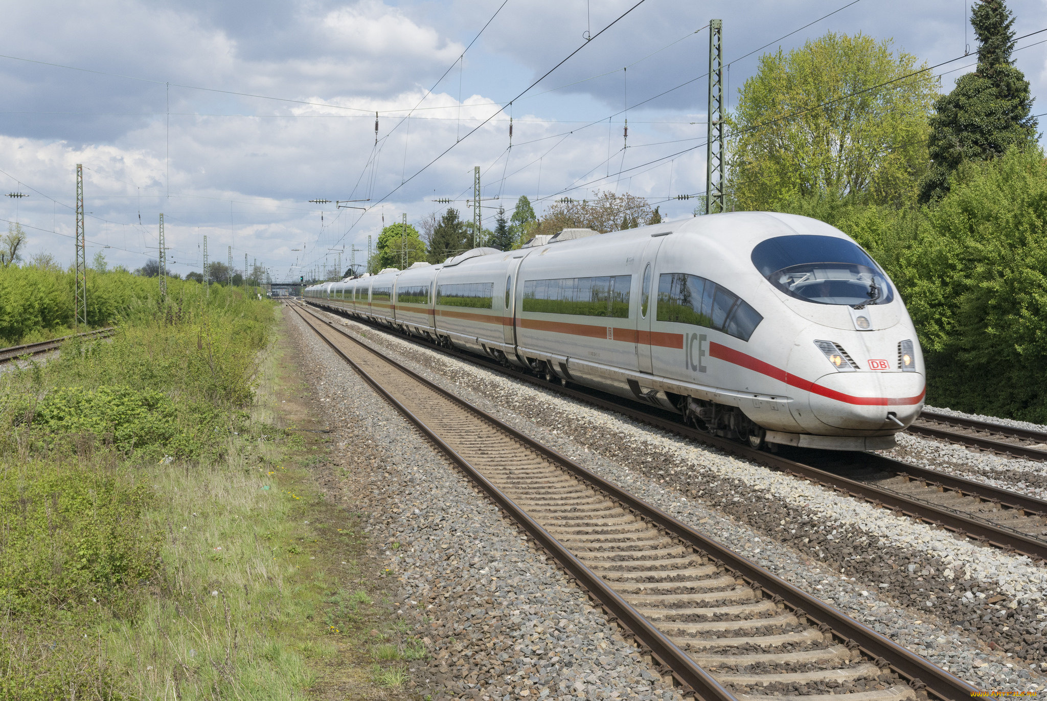 техника, поезда, локомотив, состав