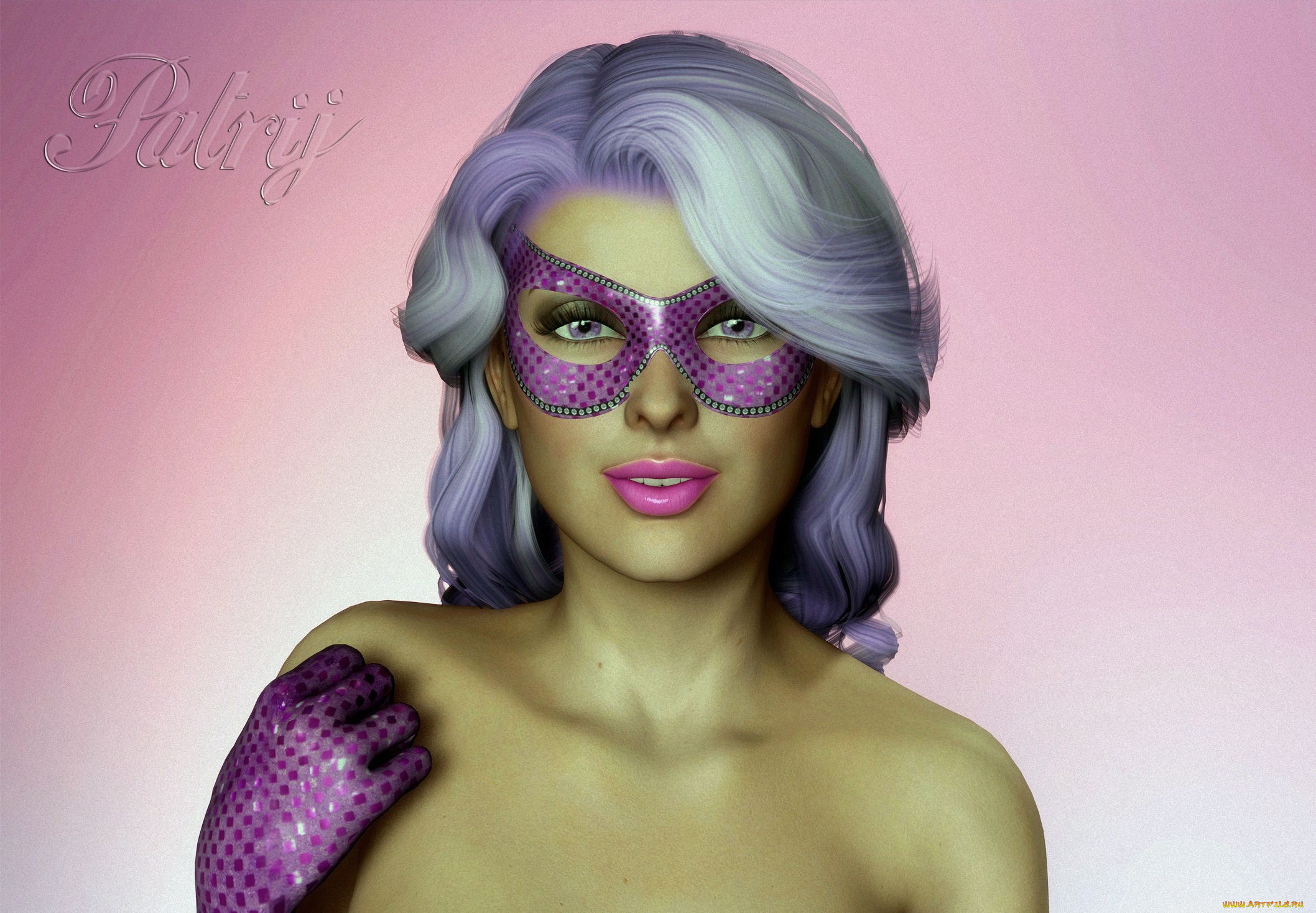 3д, графика, портрет, , portraits, девушка, взгляд, фон