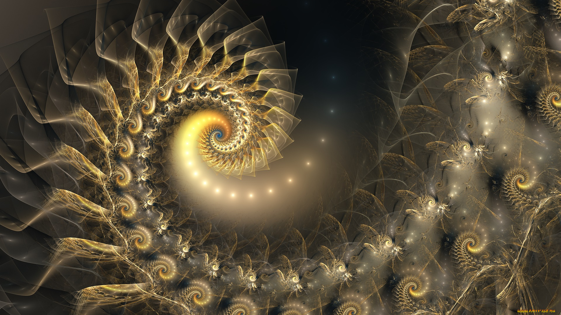 3д, графика, фракталы, , fractal, цвет, фон, узор