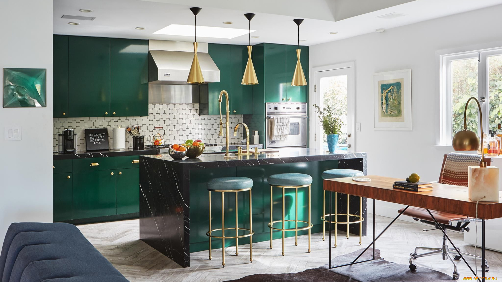 3д, графика, реализм, , realism, los, angeles, interior, elegant, kitchen