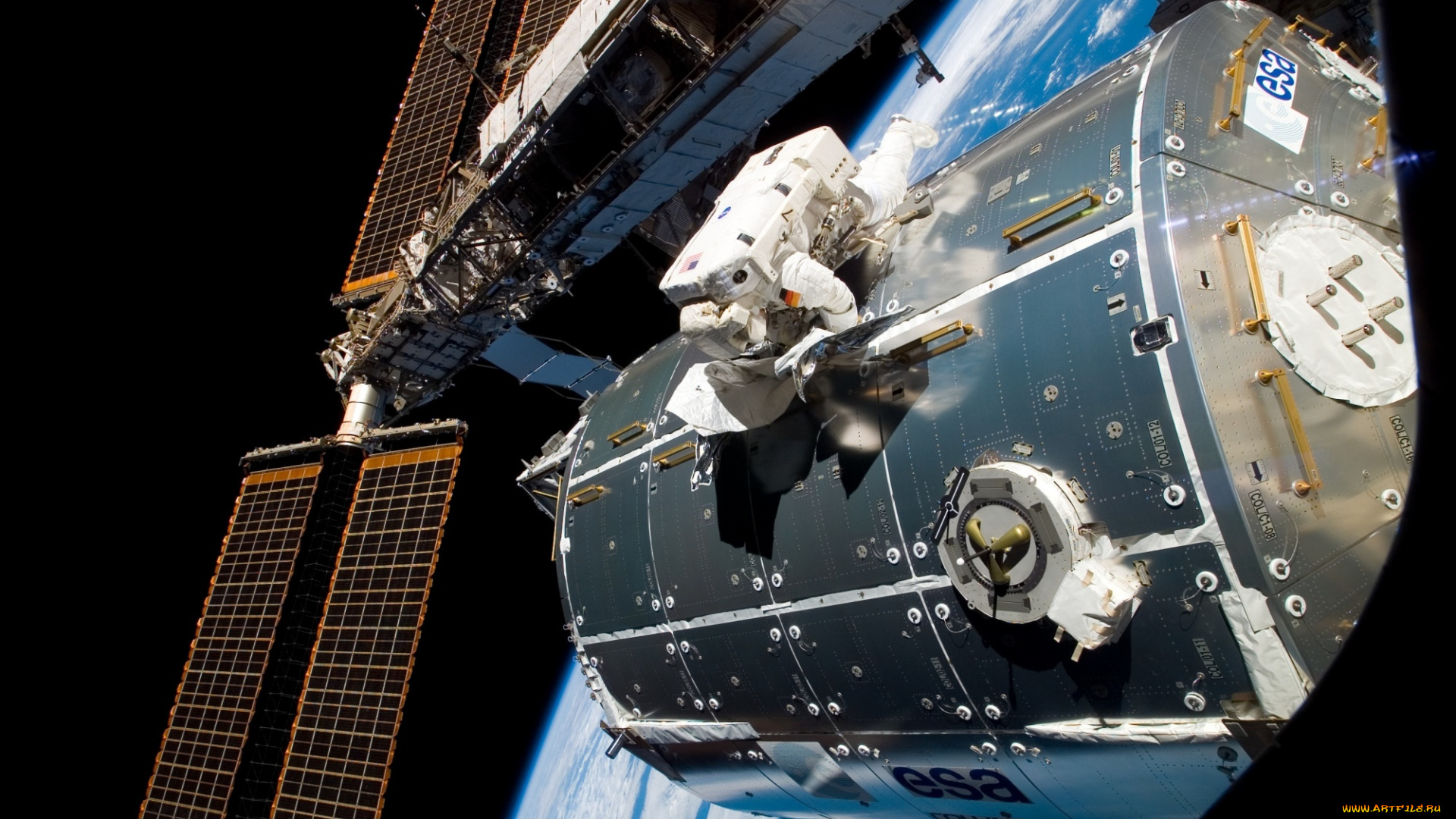 космос, космические, корабли, , космические, станции, земля, станция, астронавт