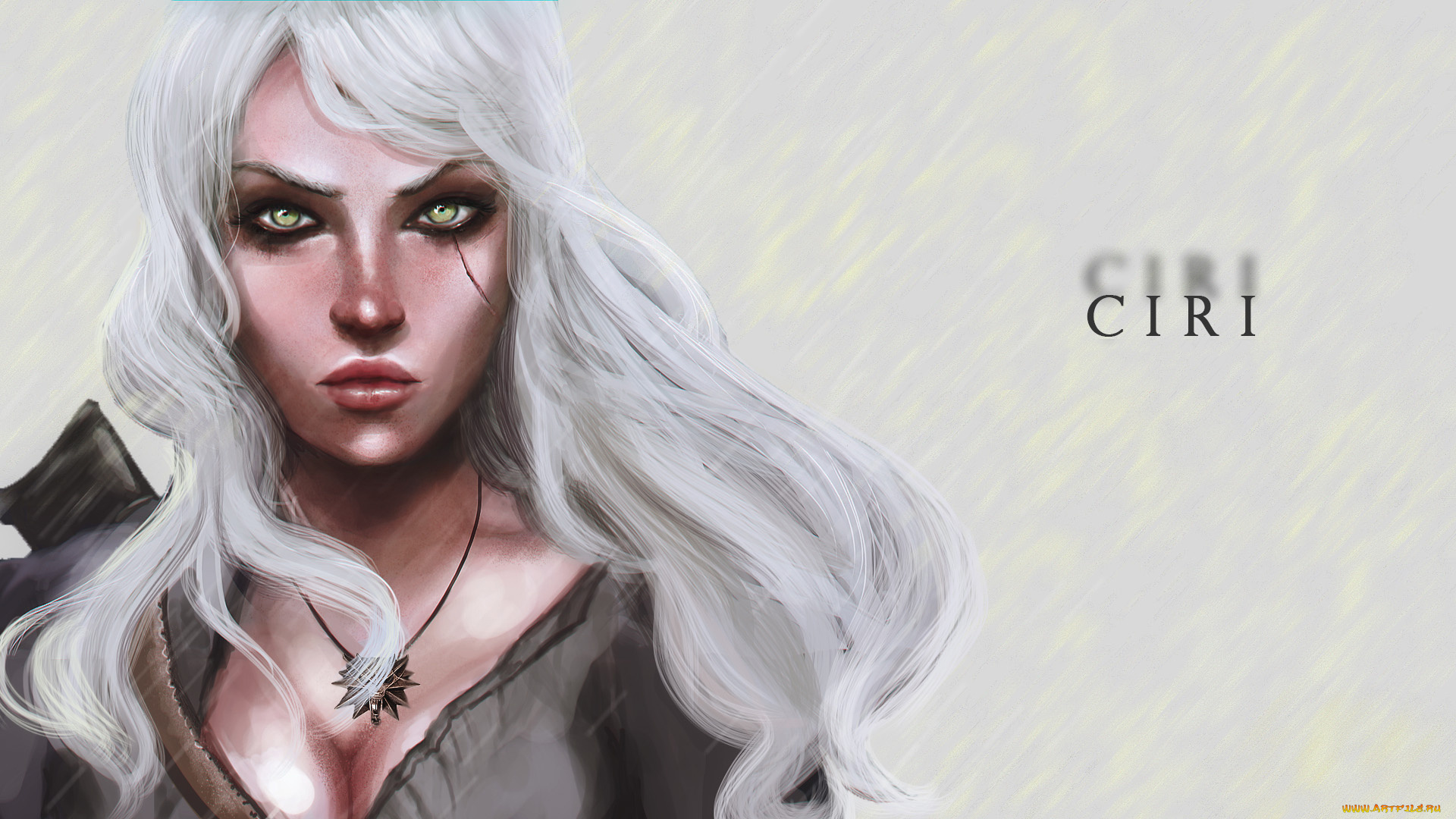 видео, игры, the, witcher, 3, , wild, hunt, фон, взгляд, девушка