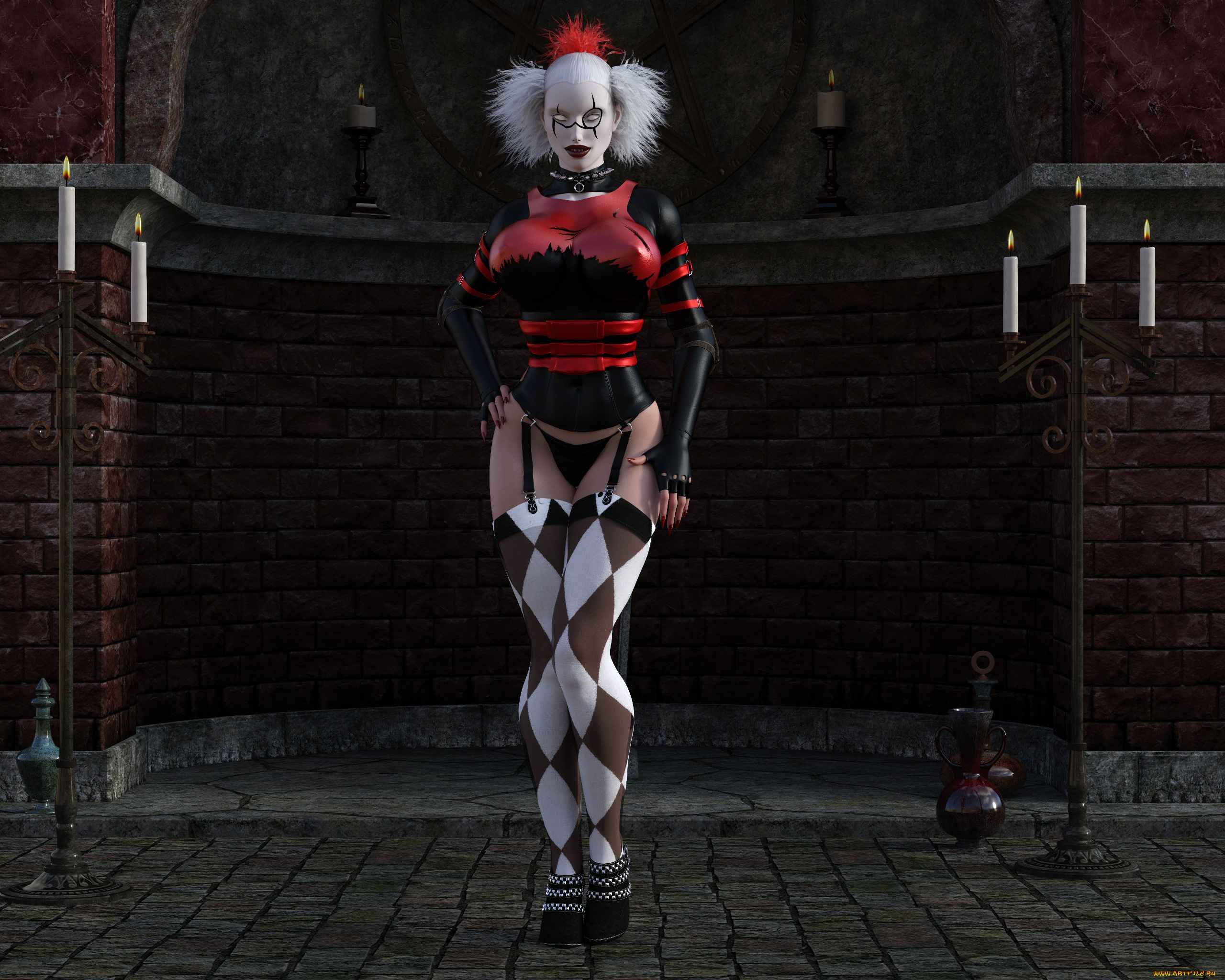 3д, графика, фантазия, , fantasy, фон, взгляд, девушка