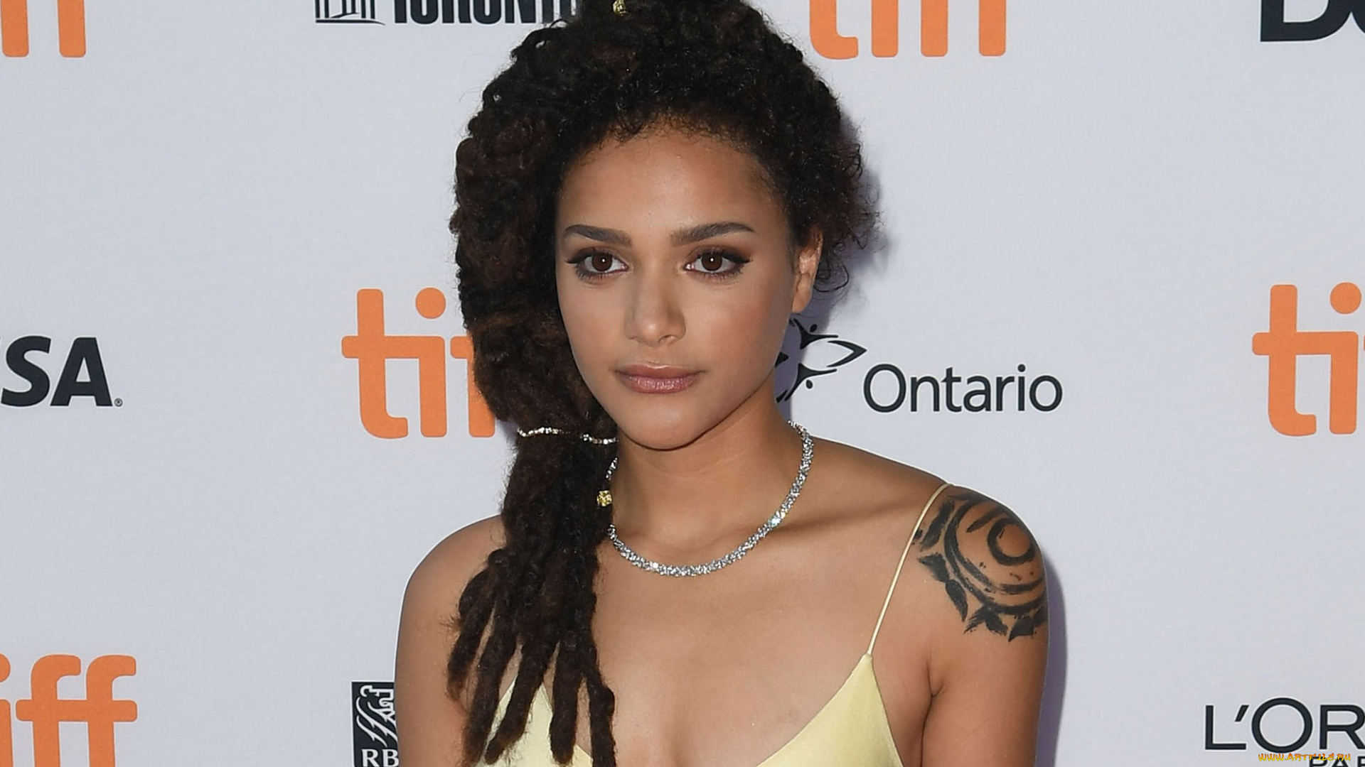 девушки, sasha, lane, украшения, лицо, дреды, брюнетка, тату