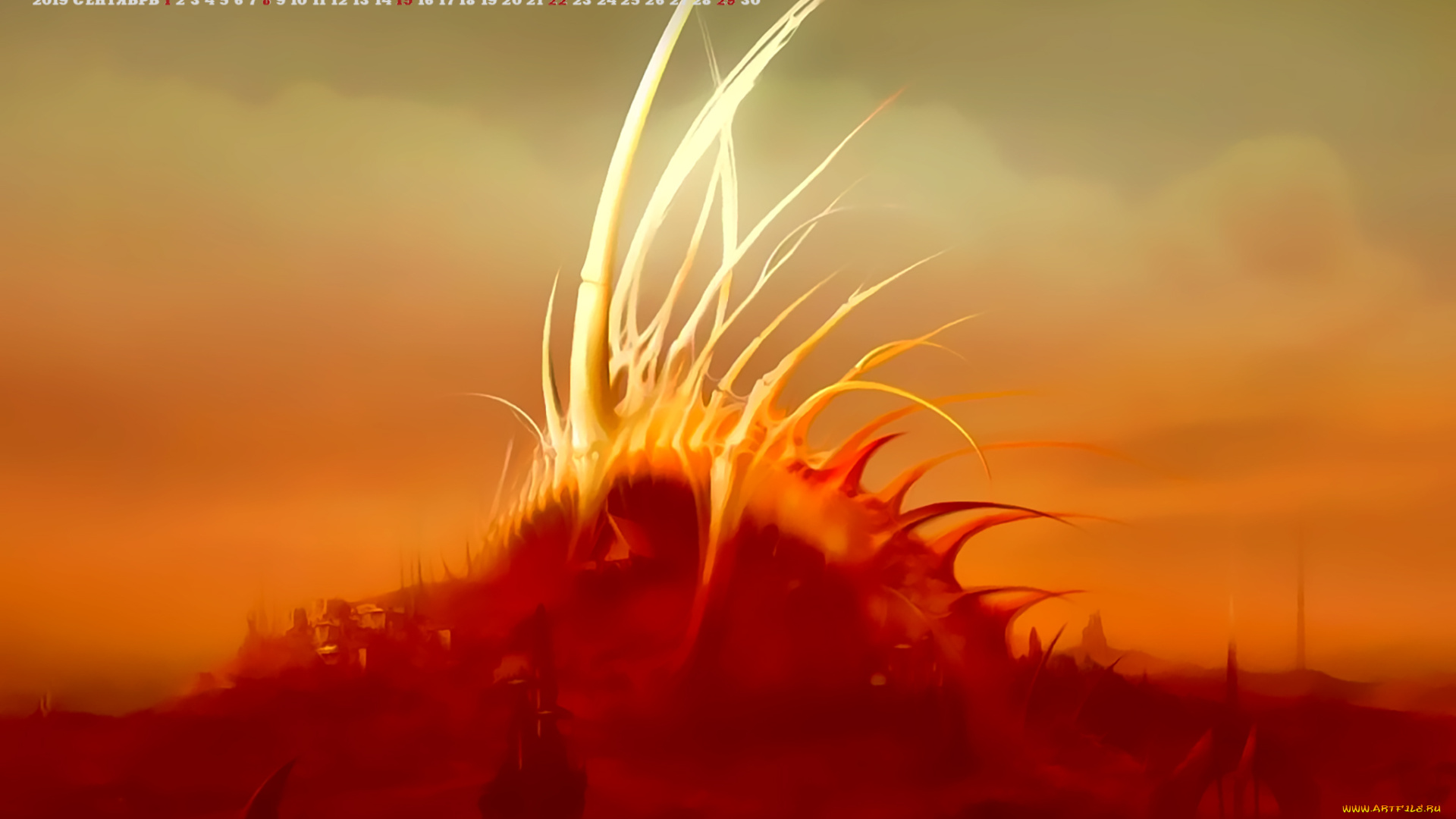 календари, фэнтези, существо, calendar, 2019