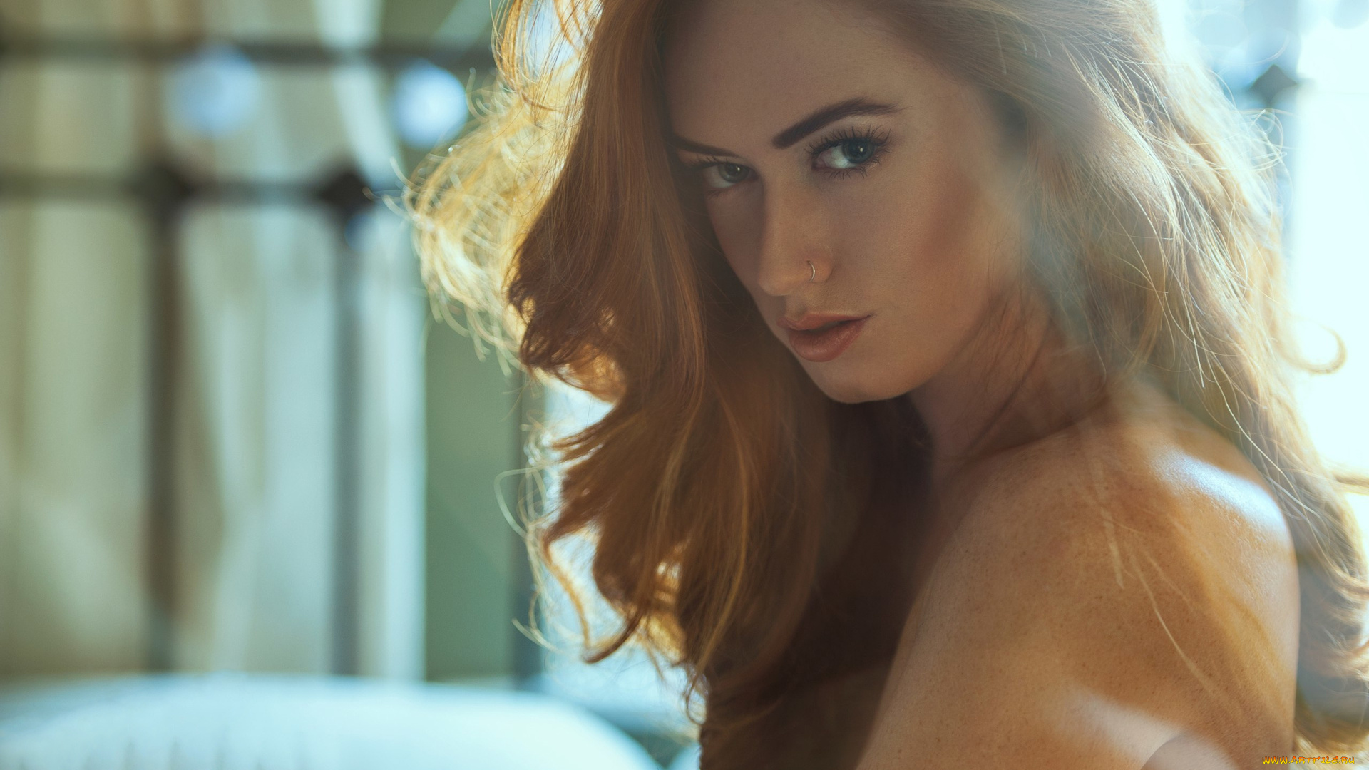 jenny, osullivan, девушки, jenny, o`sullivan, jenny, osullivan, девушка, модель, красотка, рыжеволосая, поза, сексуальная, взгляд, причёска, актриса