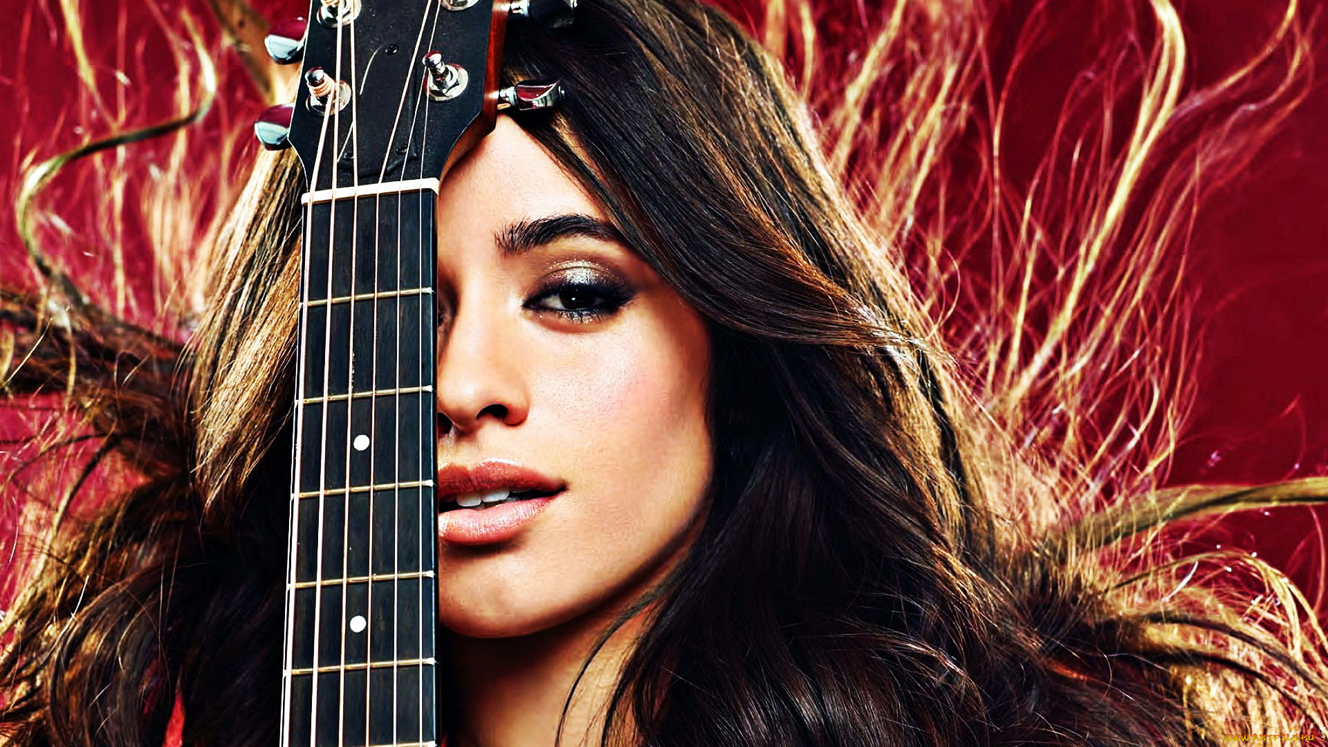 музыка, camila, cabello, гитара