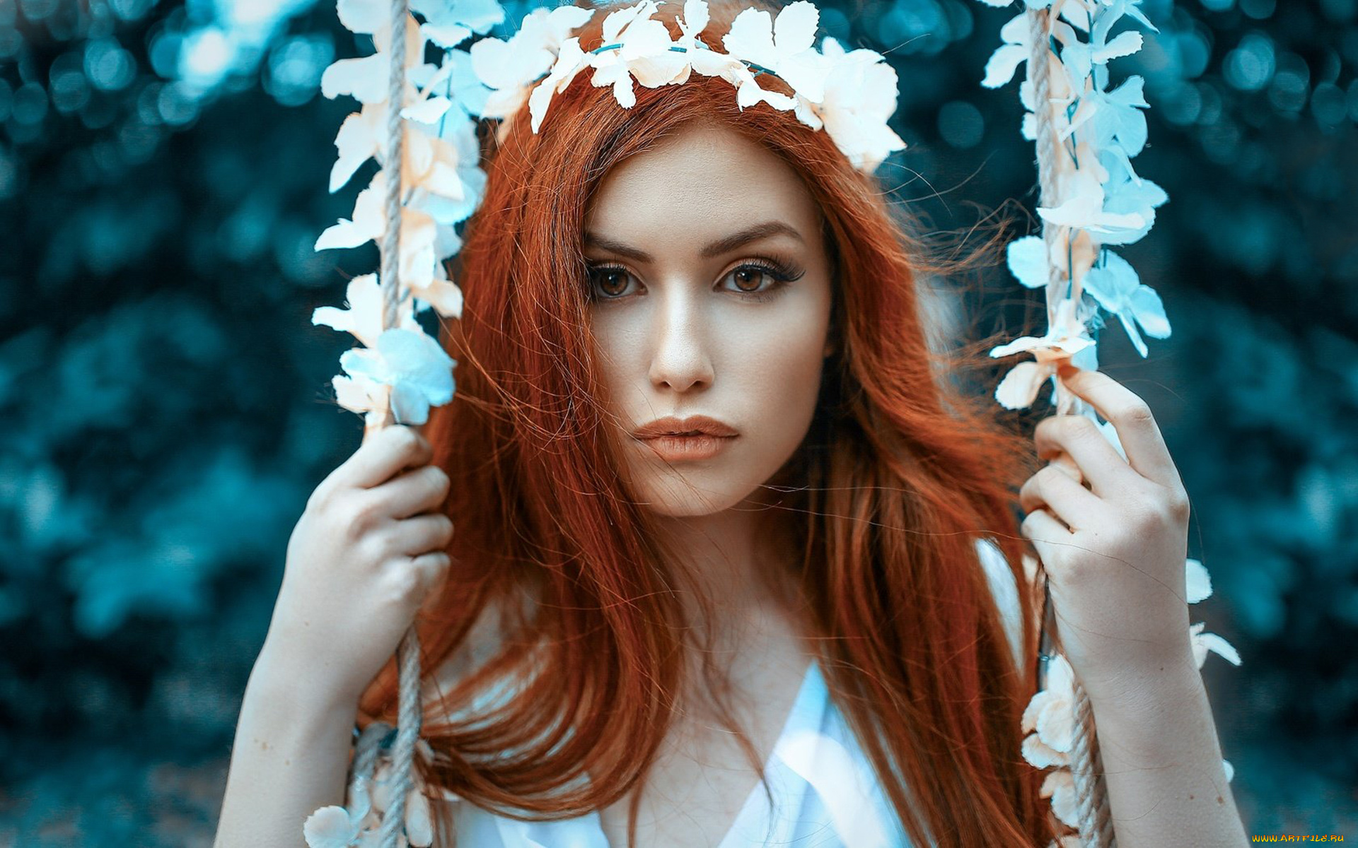 девушки, -, лица, , портреты, девушка, портрет, причёска, модель, рыжеволосая, лицо, макияж, взгляд, красотка