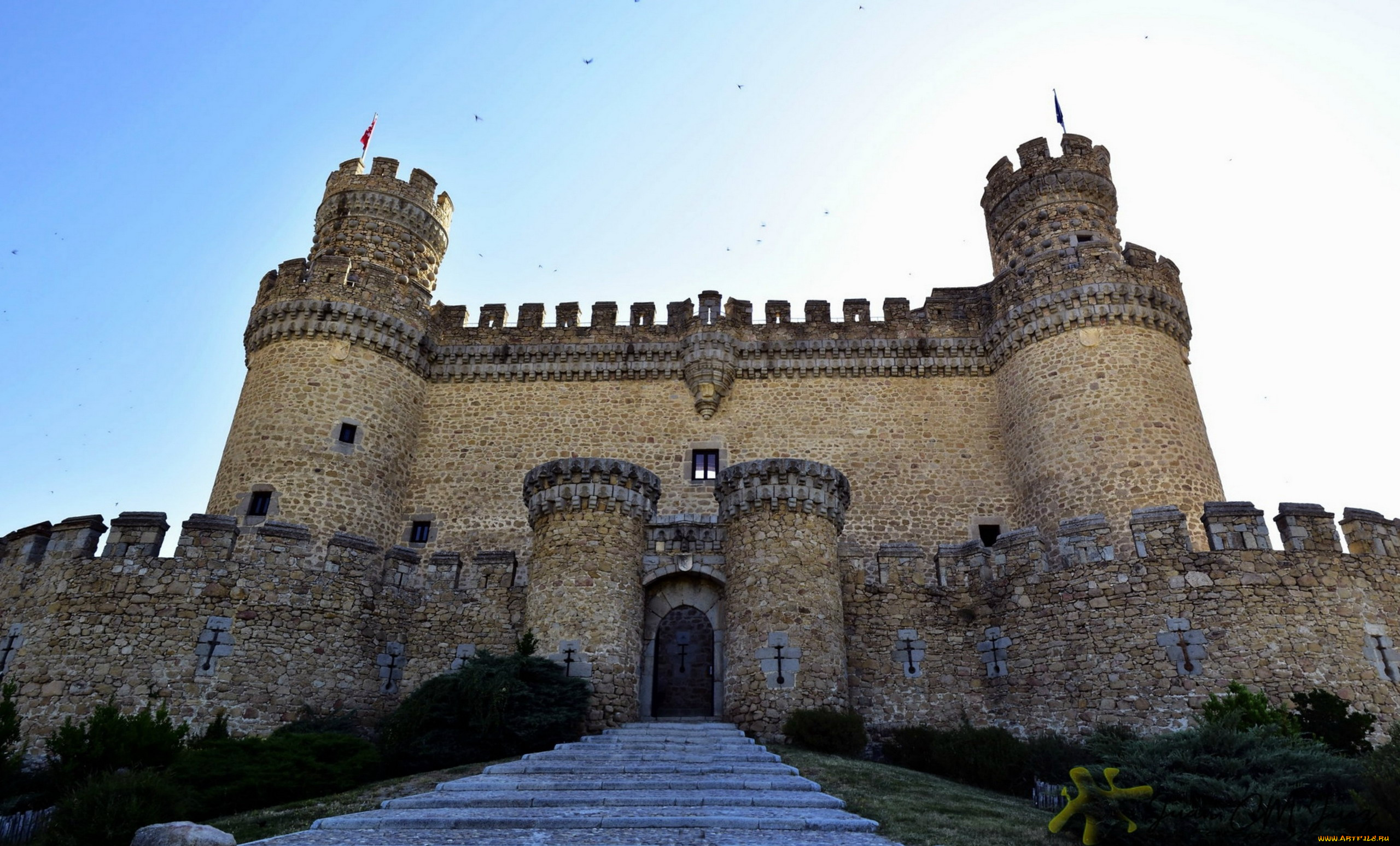 castillo, de, manzanares, el, real, spain, города, замки, испании, castillo, de, manzanares, el, real