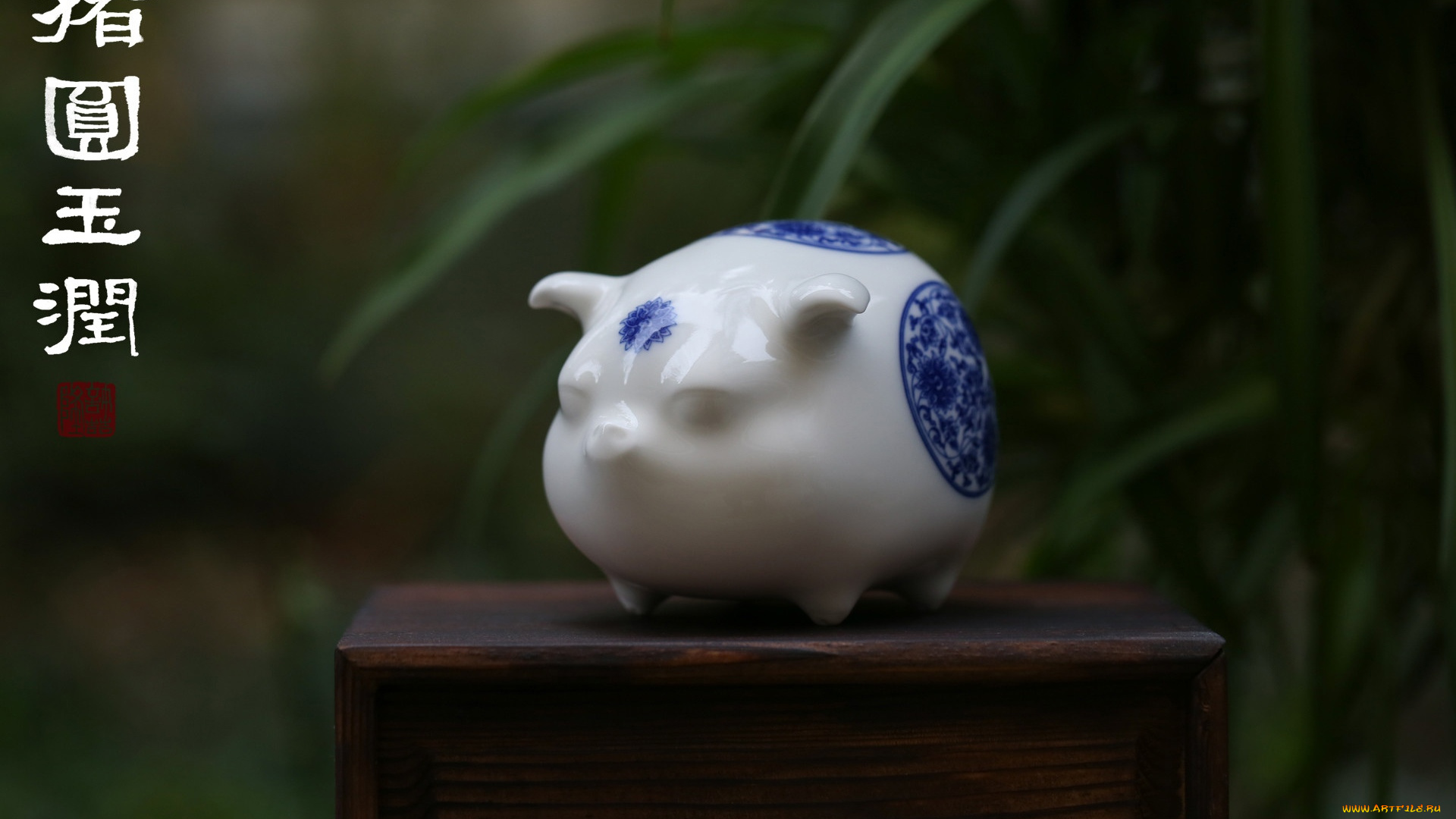 разное, сувениры, свинья, фигурка, тумбочка