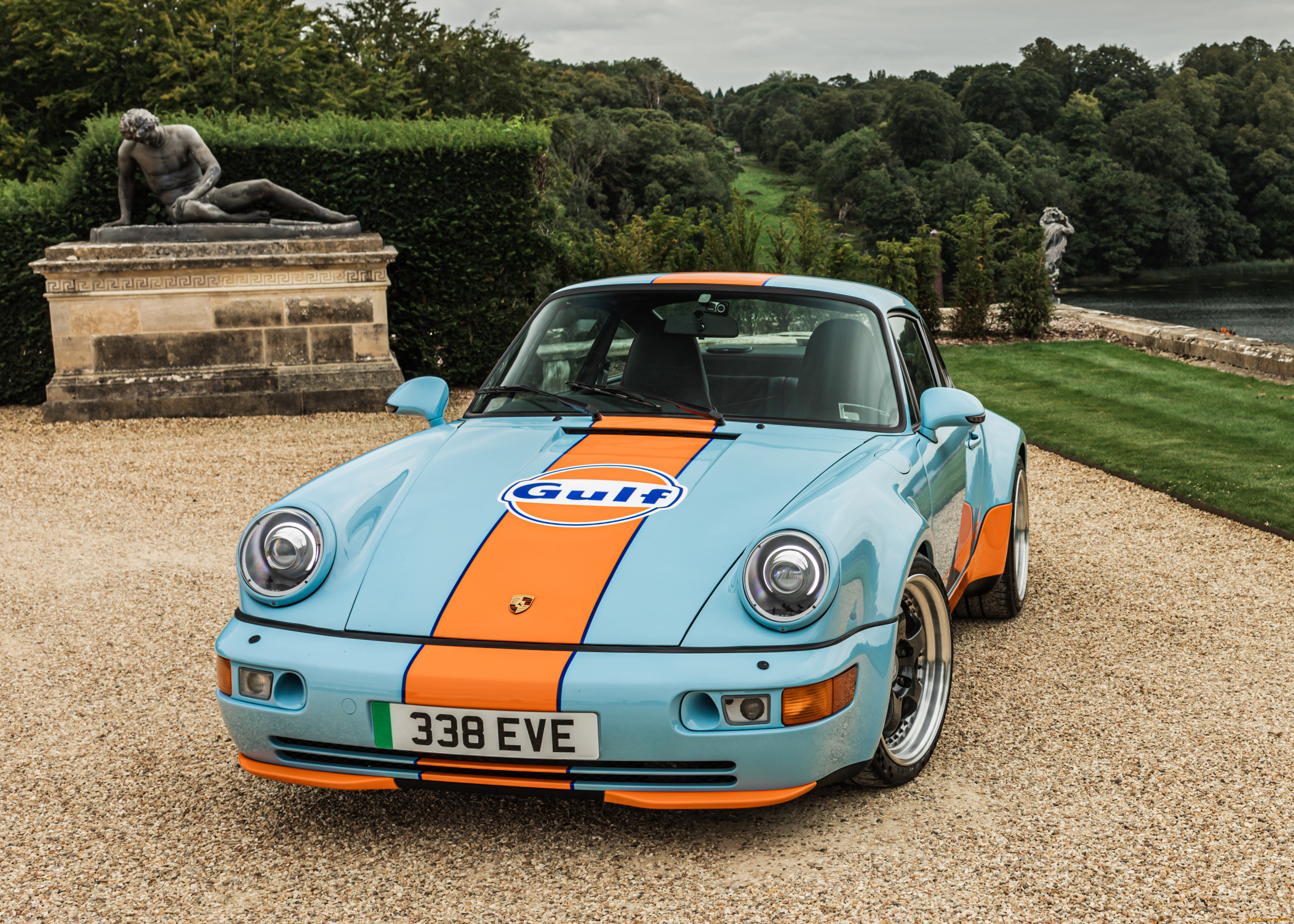 автомобили, porsche, everrati, gulf, edition