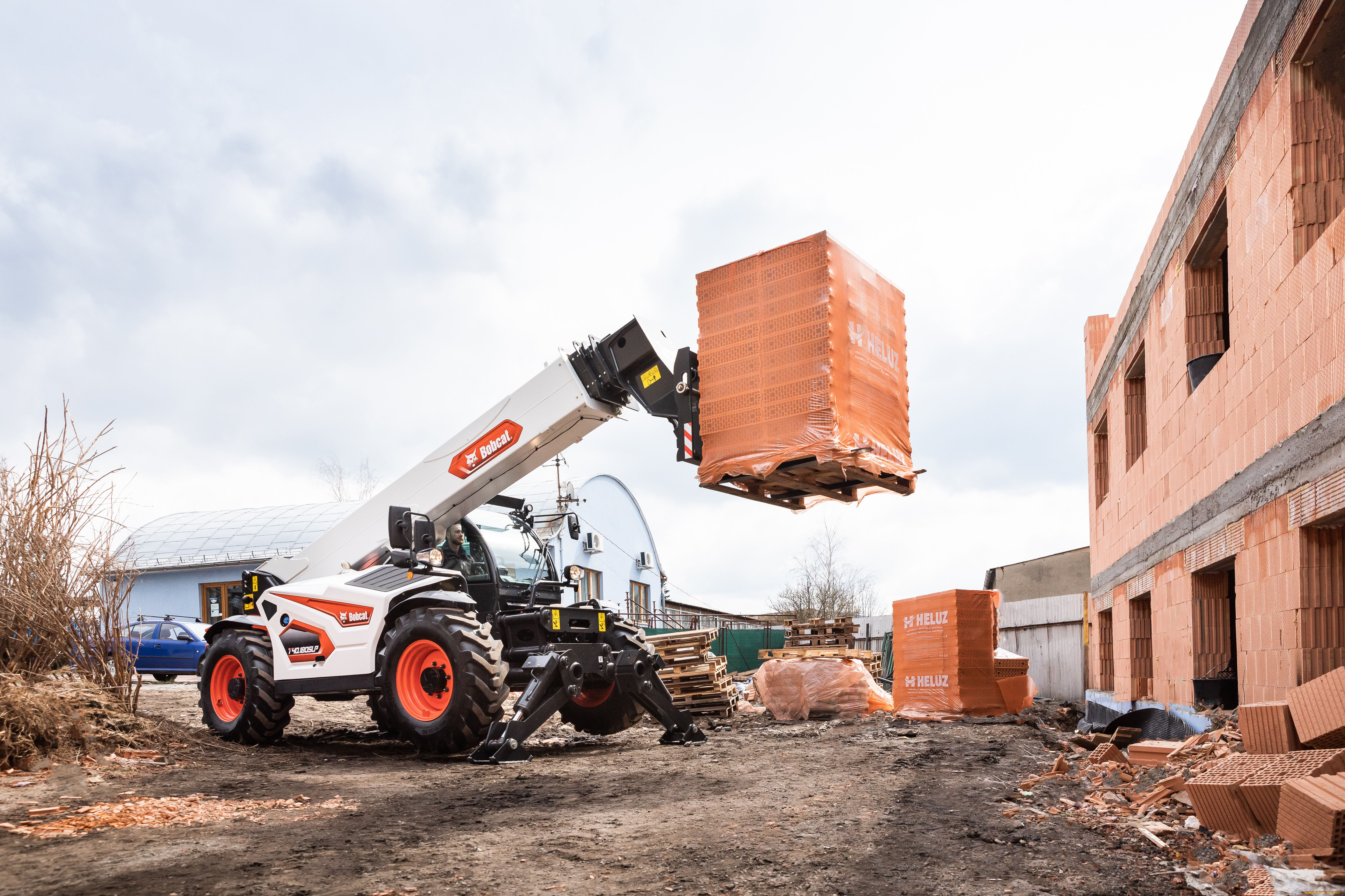 техника, телескопические, автопогрузчики, bobcat