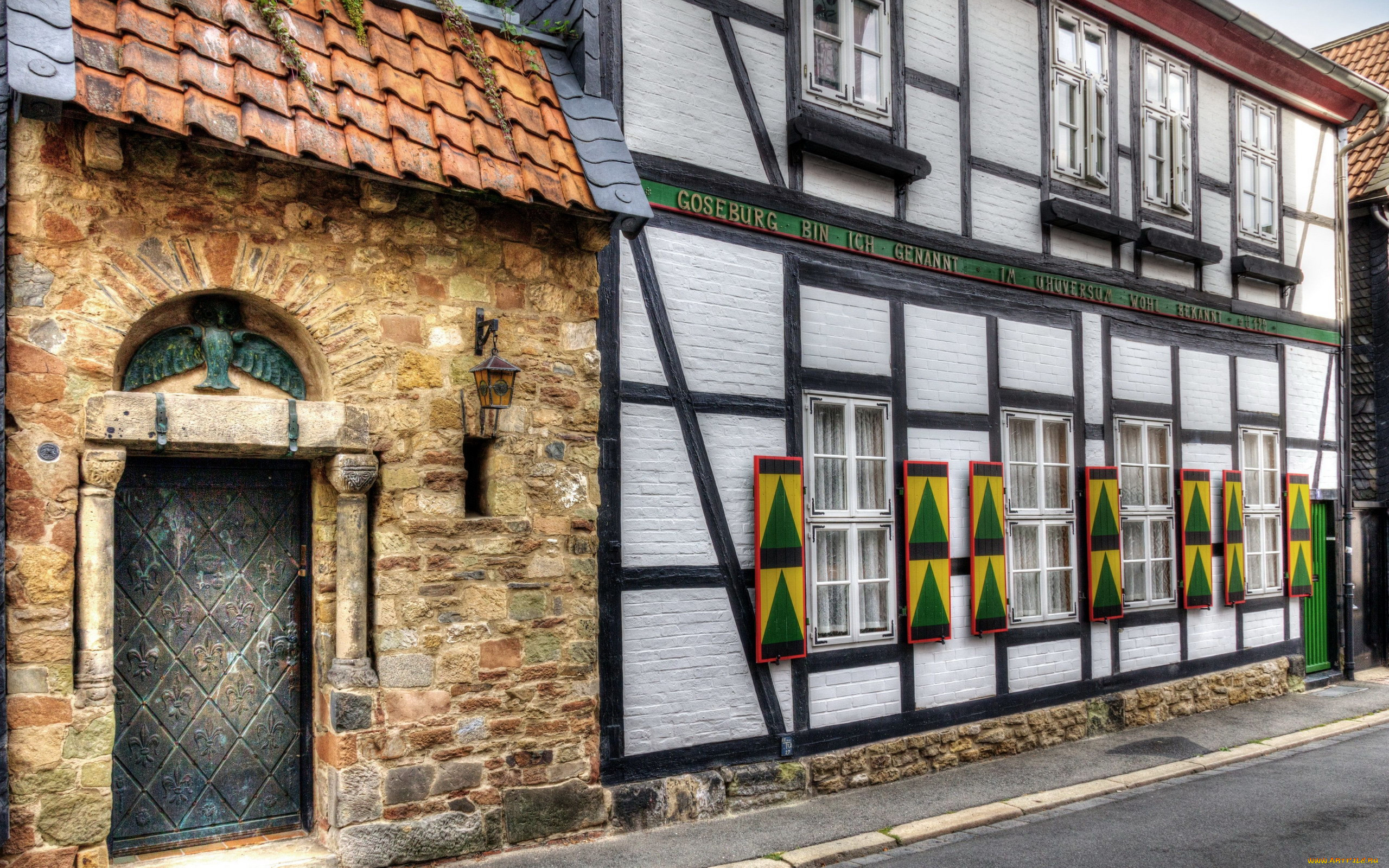 goslar, lower, saxony, germany, города, -, здания, , дома, lower, saxony