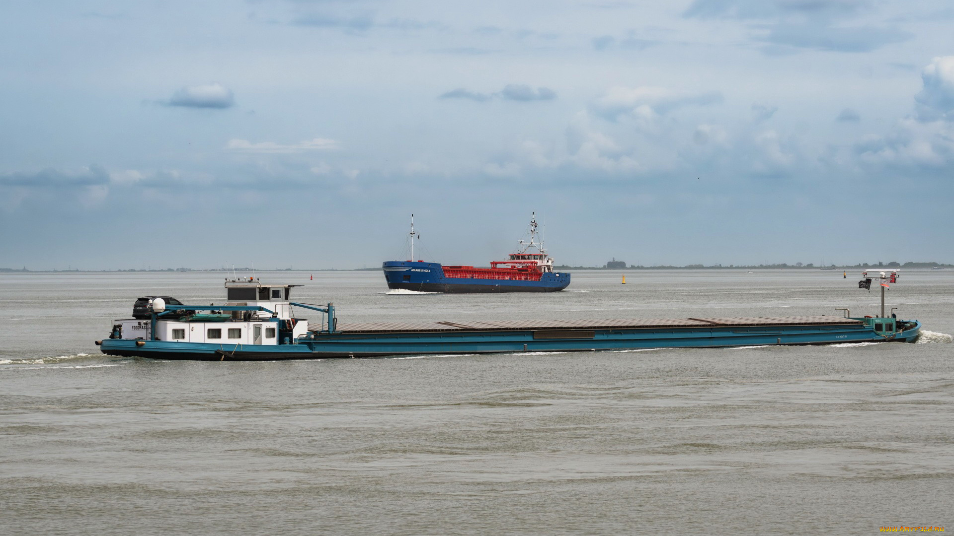 корабли, баржи, баржа