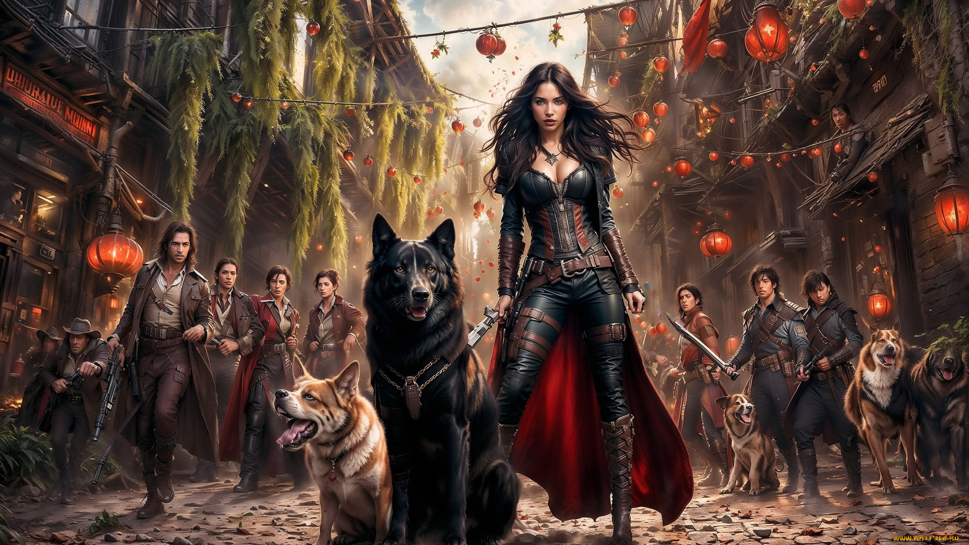 3д, графика, люди, и, животные, , people, and, animals, нейросеть, девушка, люди