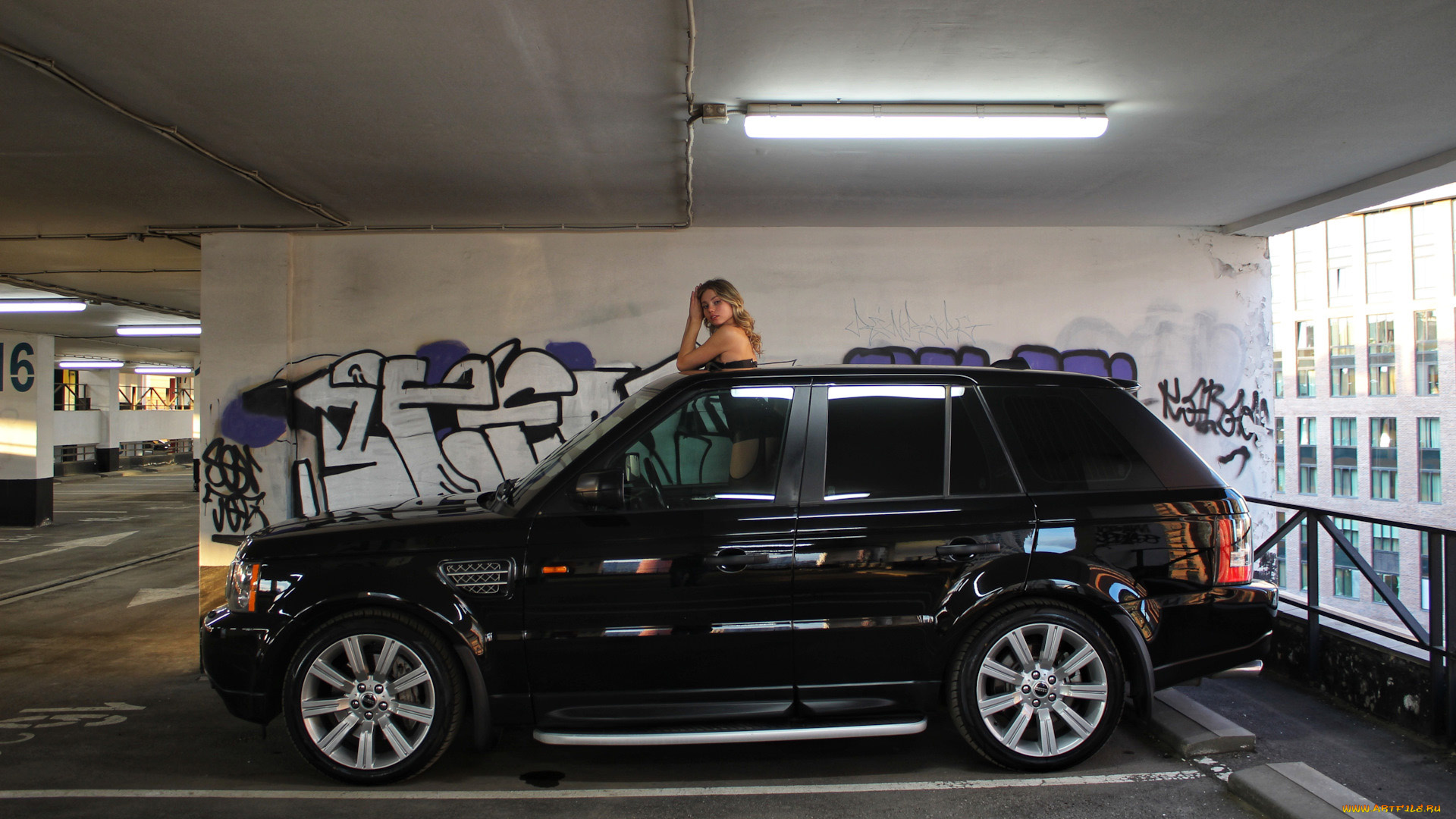 автомобили, -авто, с, девушками, land, rover, range