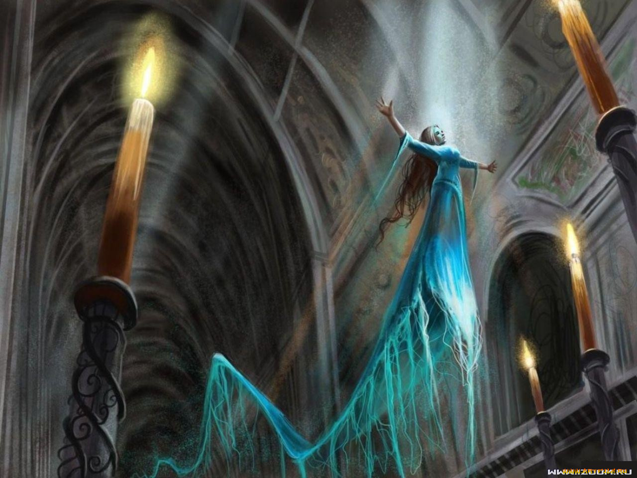 призрак, фэнтези, призраки