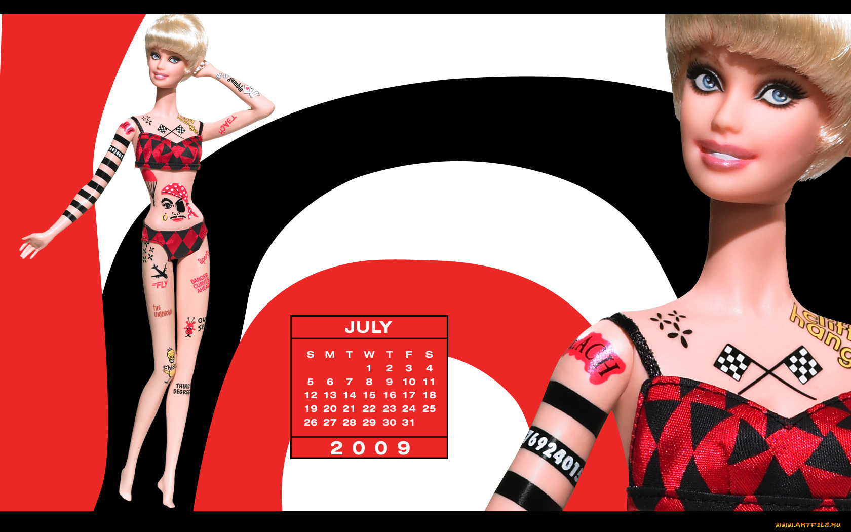 календари, игрушки, маски