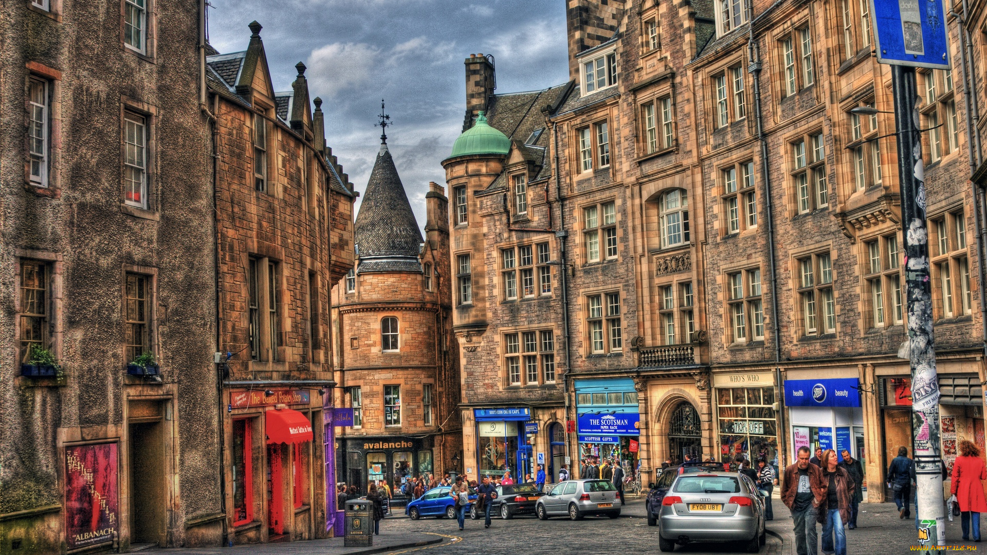 edinburgh, scotland, города, эдинбург, шотландия