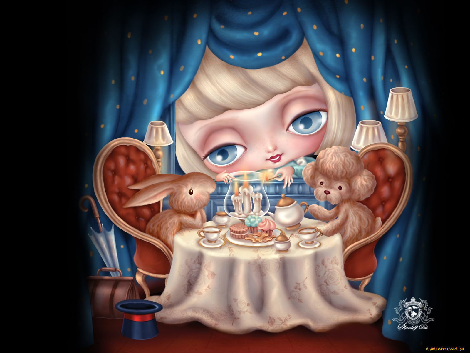 рисованные, дети