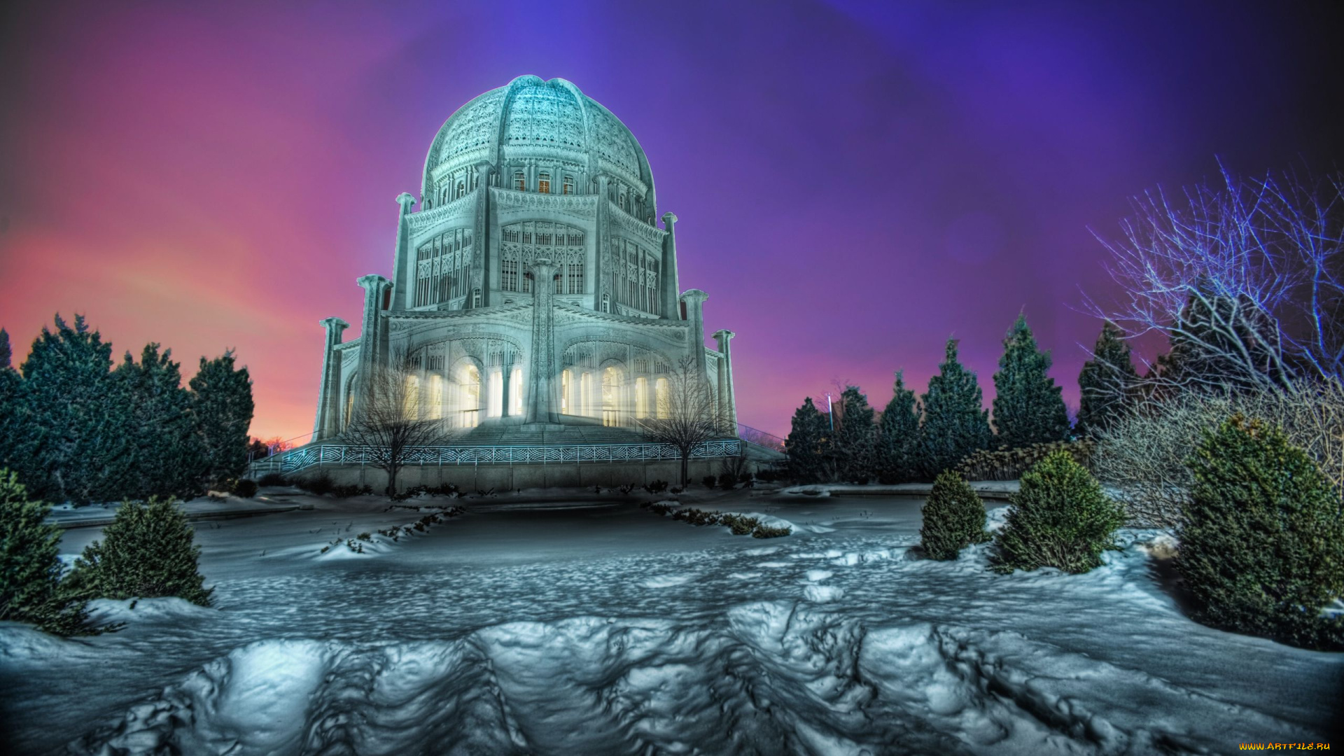 the, baha`i, temple, города, буддистские, другие, храмы