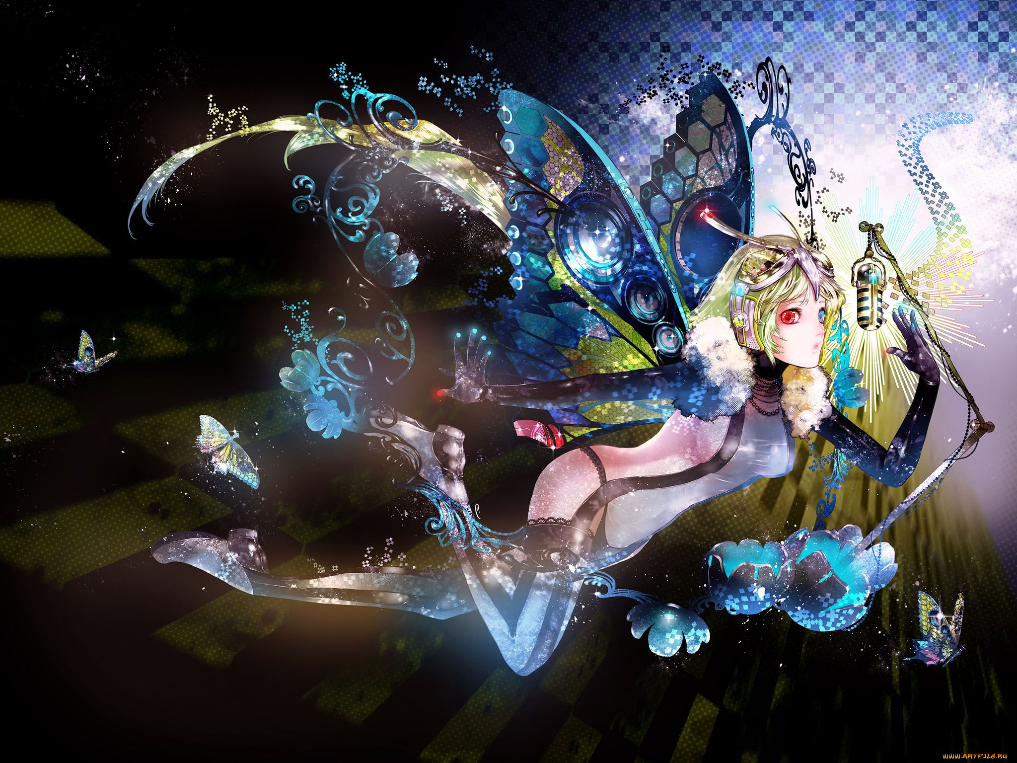 аниме, headphones, instrumental