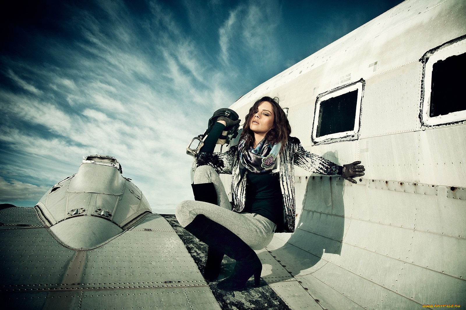 _Unsort, -НЕ, ВЫБИРАТЬ, , , девушки, , не, выбирать, брюнетка, шлем, самолет