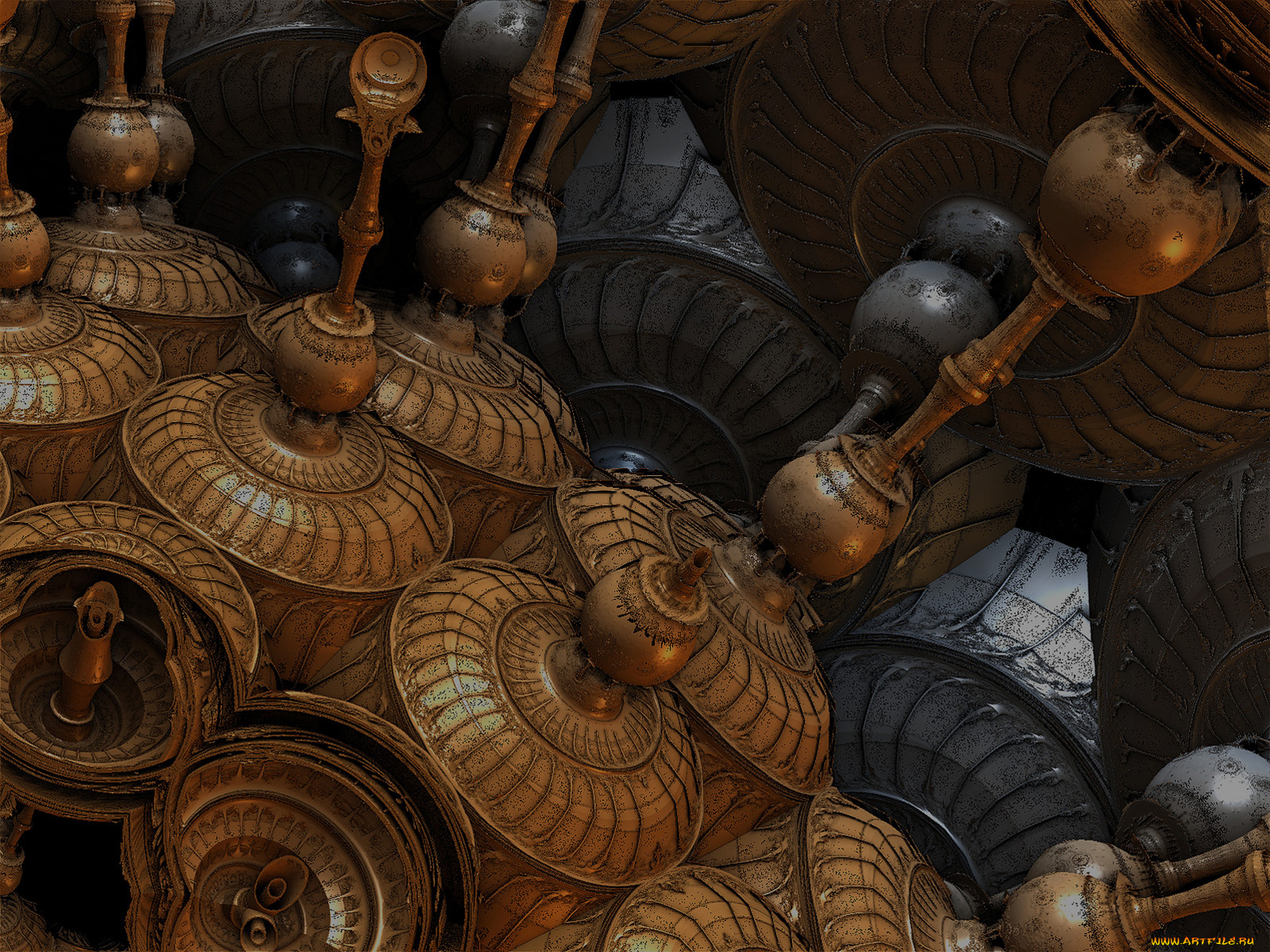 3д, графика, fractal, фракталы, абстракция