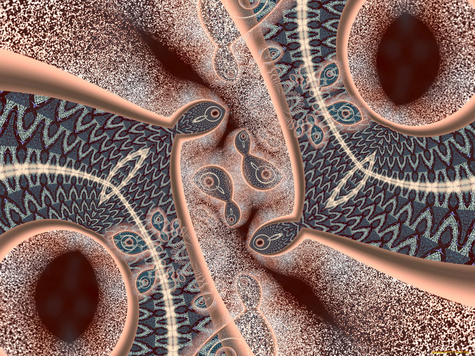 3д, графика, fractal, фракталы, абстракция, узор