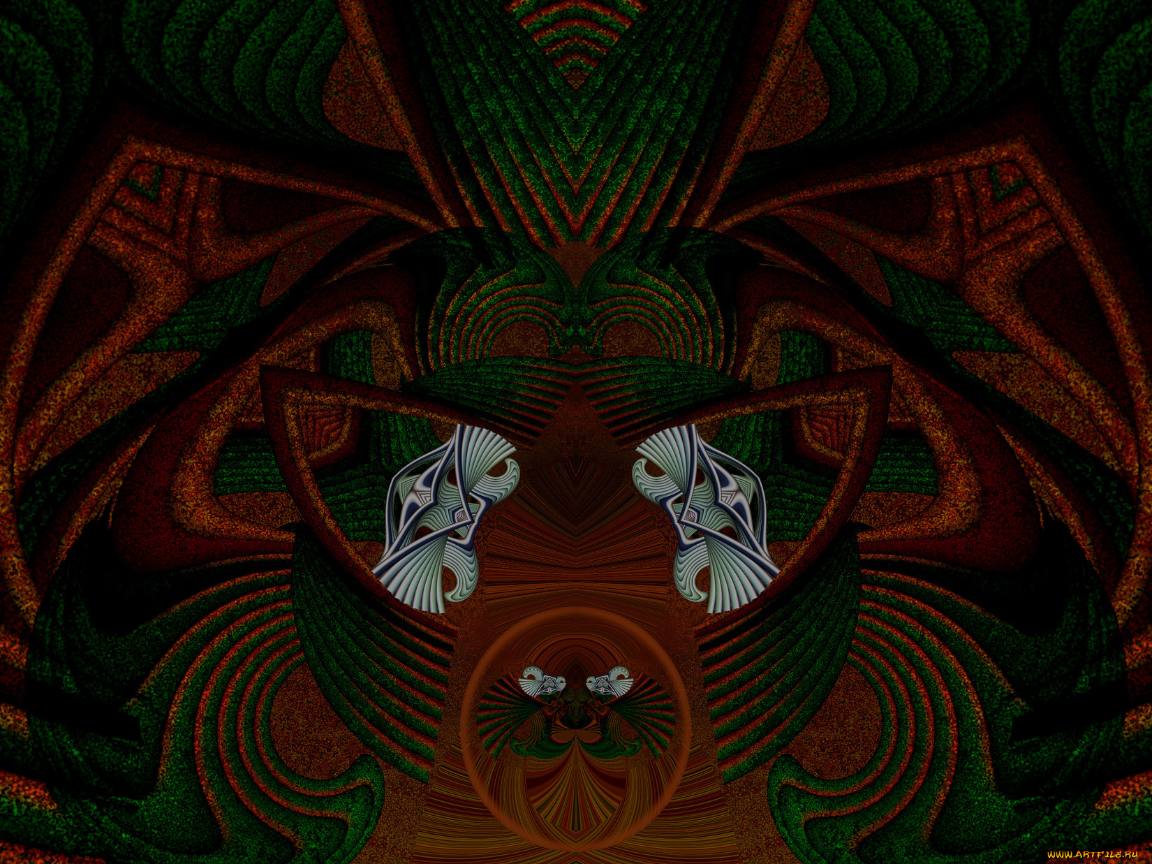 3д, графика, fractal, фракталы, абстракция