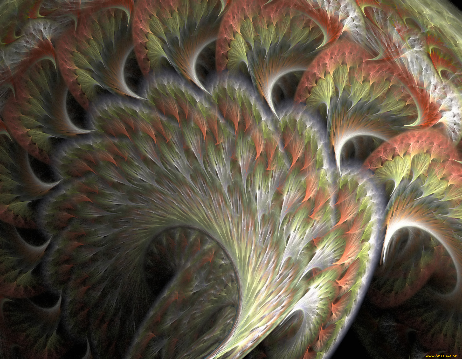 3д, графика, fractal, фракталы, узор, абстракция