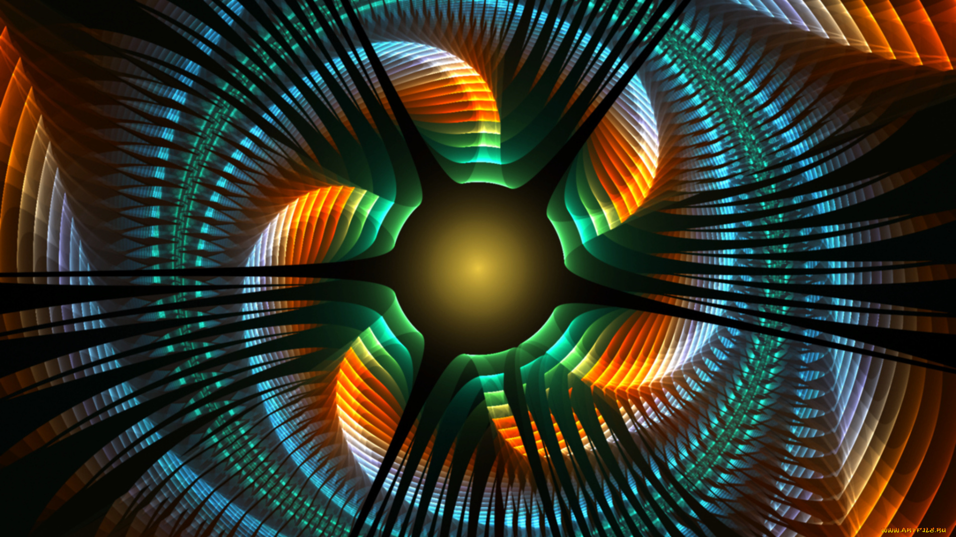 3д, графика, fractal, фракталы, абстракция, узор