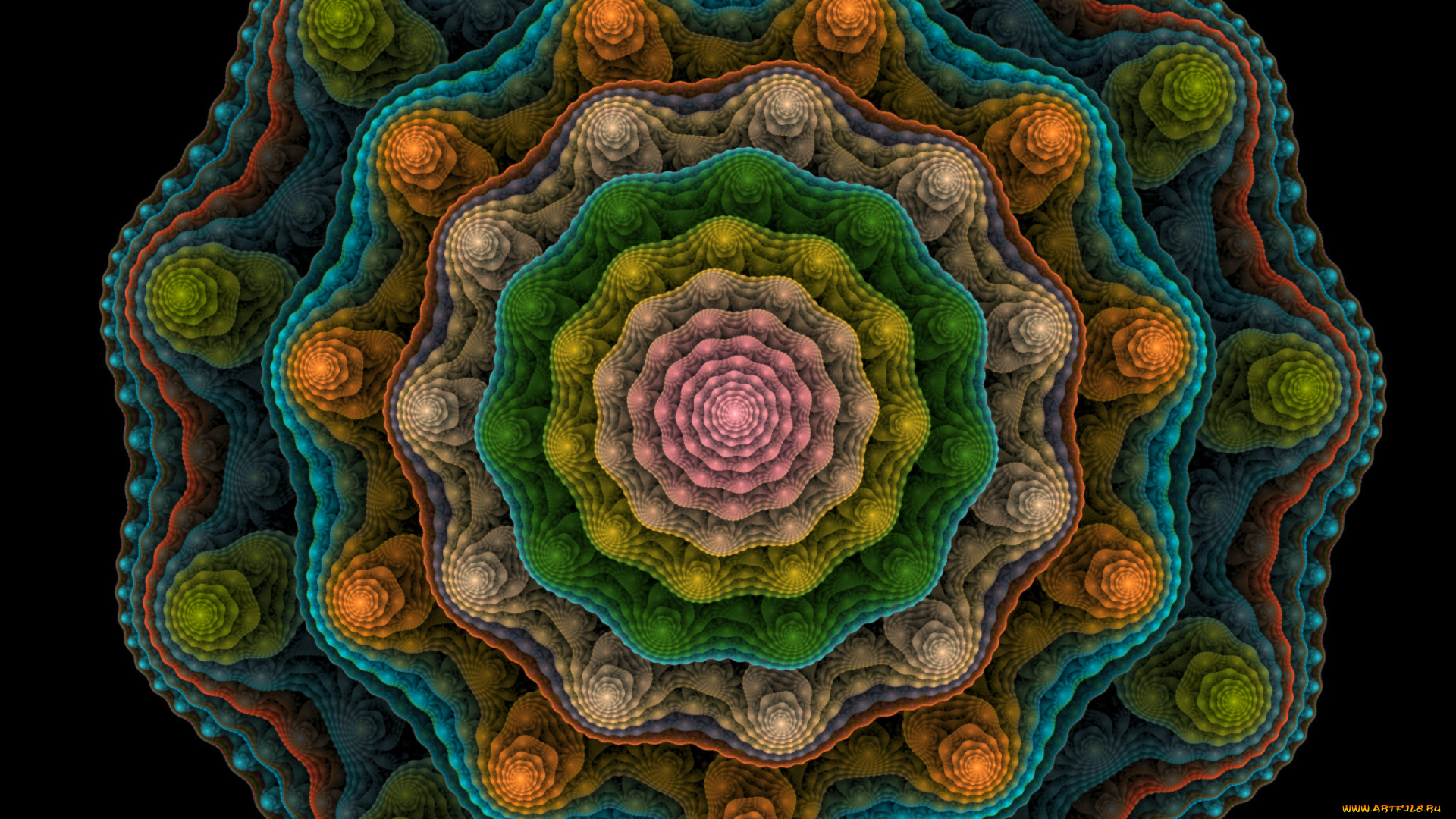 3д, графика, fractal, фракталы, абстракция, узор