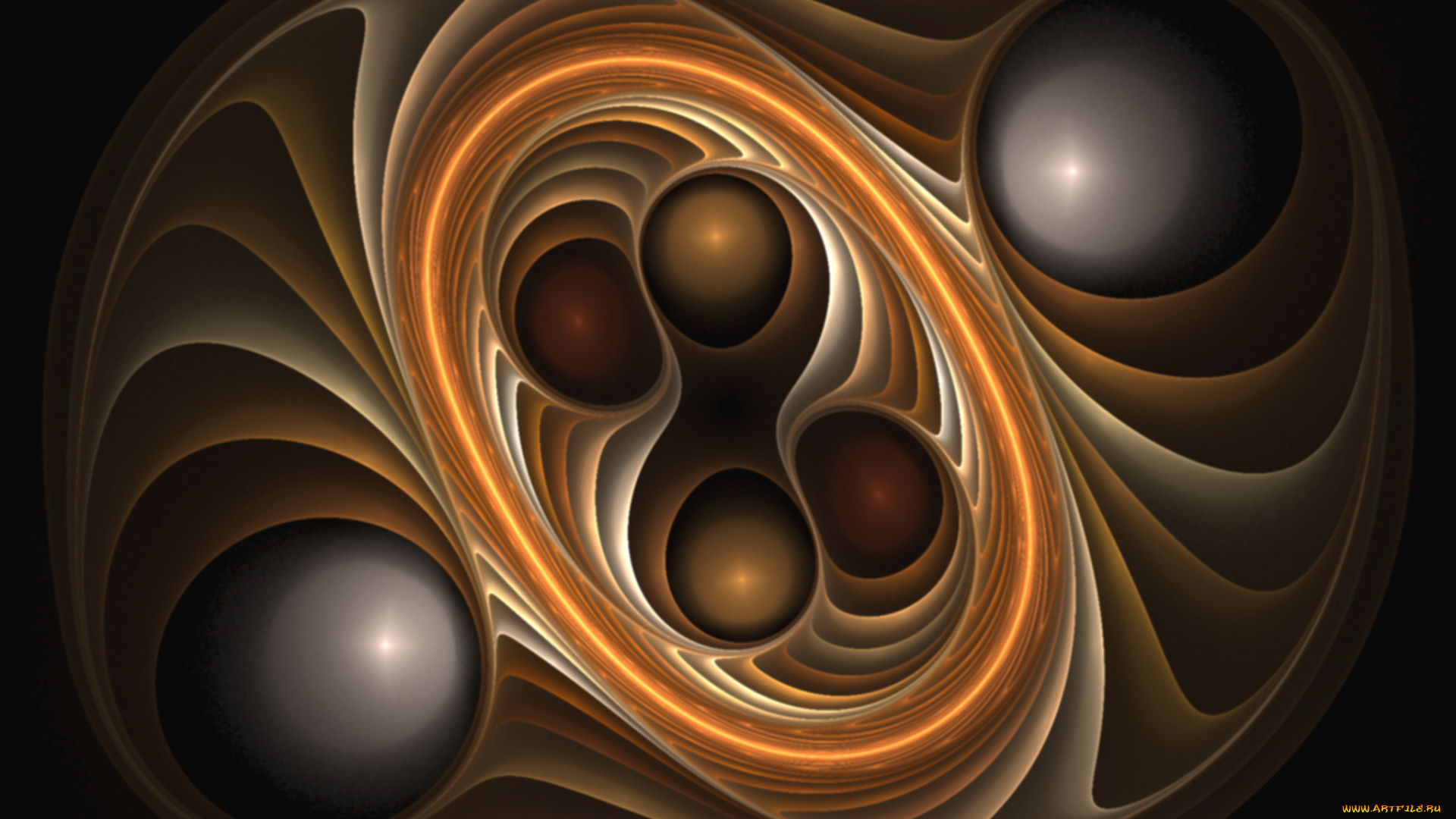 3д, графика, fractal, фракталы, фактал, узор, тёмный