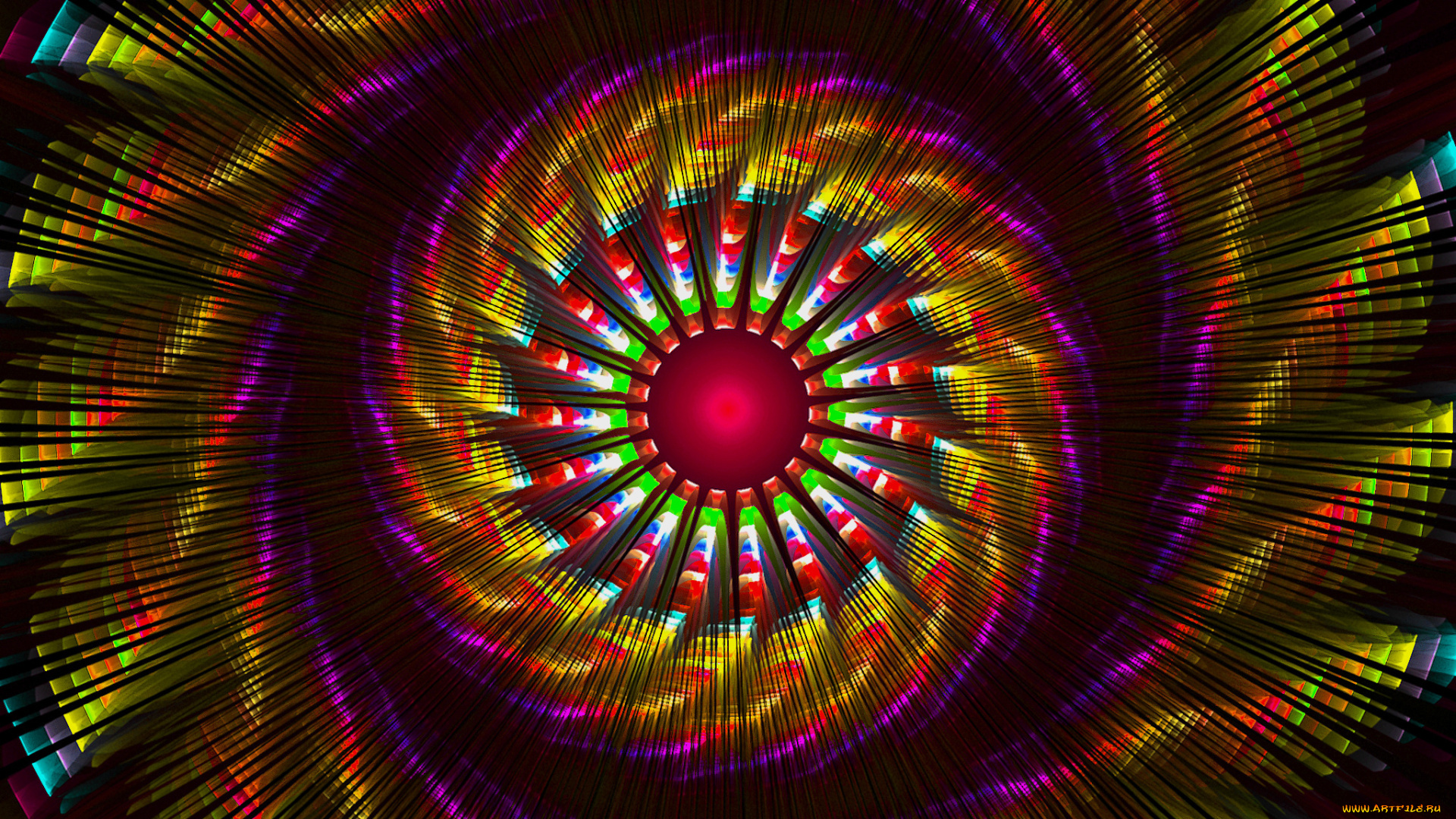 3д, графика, fractal, фракталы, тёмный, абстракция