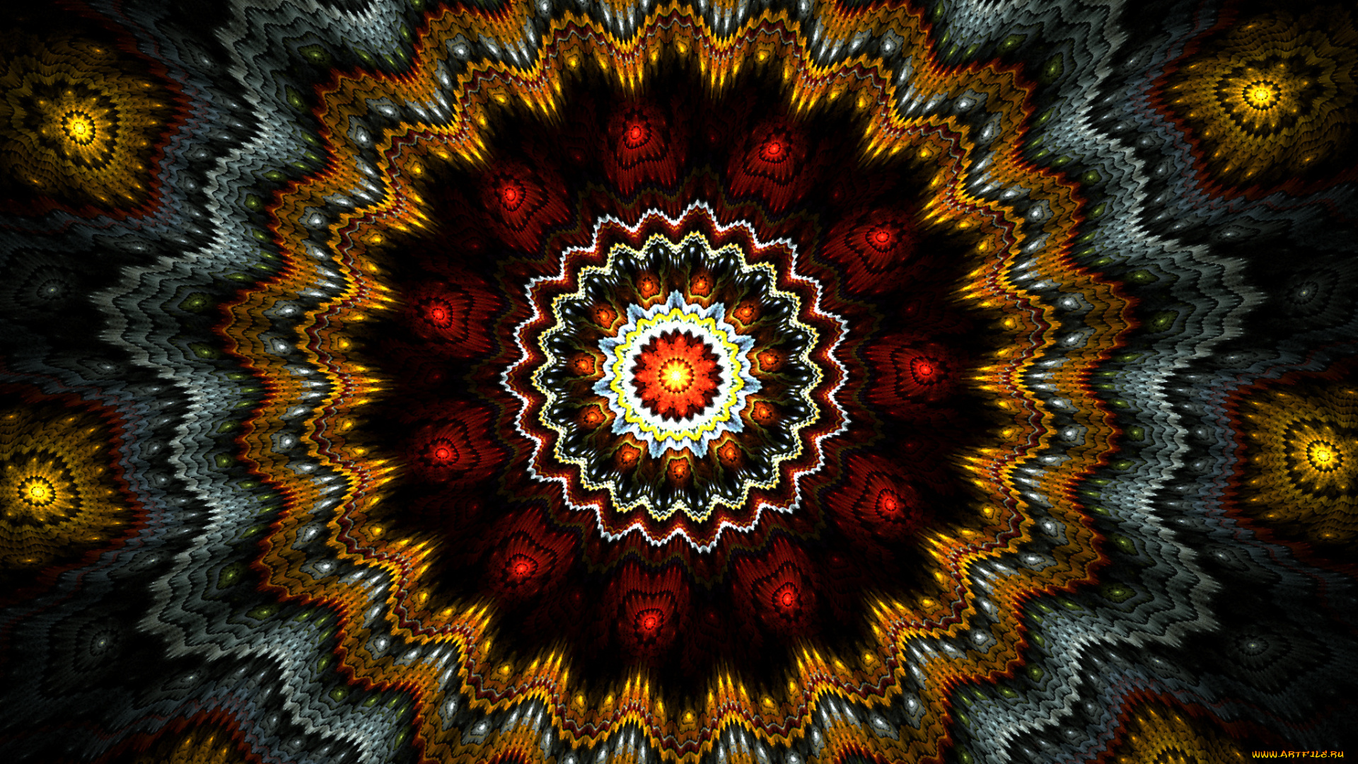 3д, графика, fractal, фракталы, тёмный, абстракция