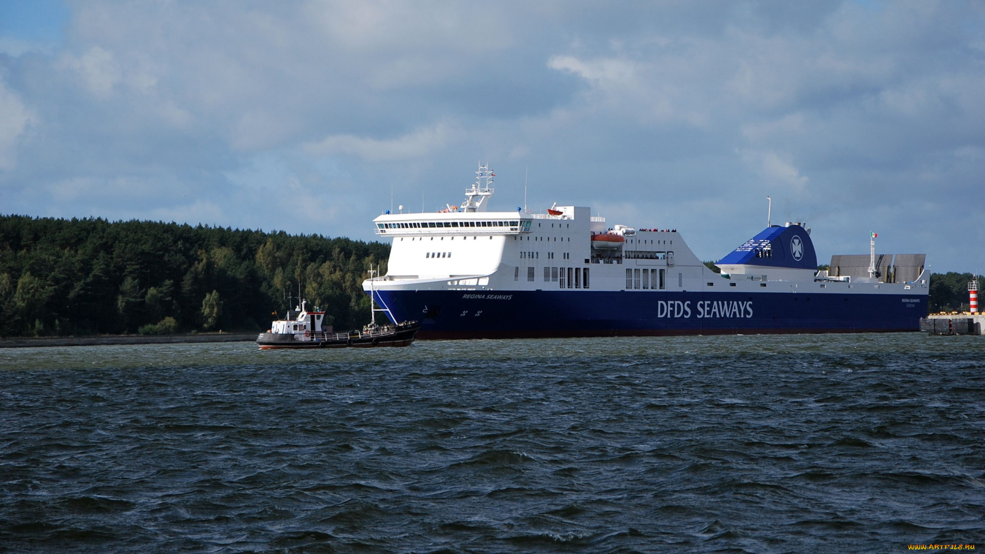 паром, regina, seaways, корабли, разные, вместе, regina, seaways, куршский, залив
