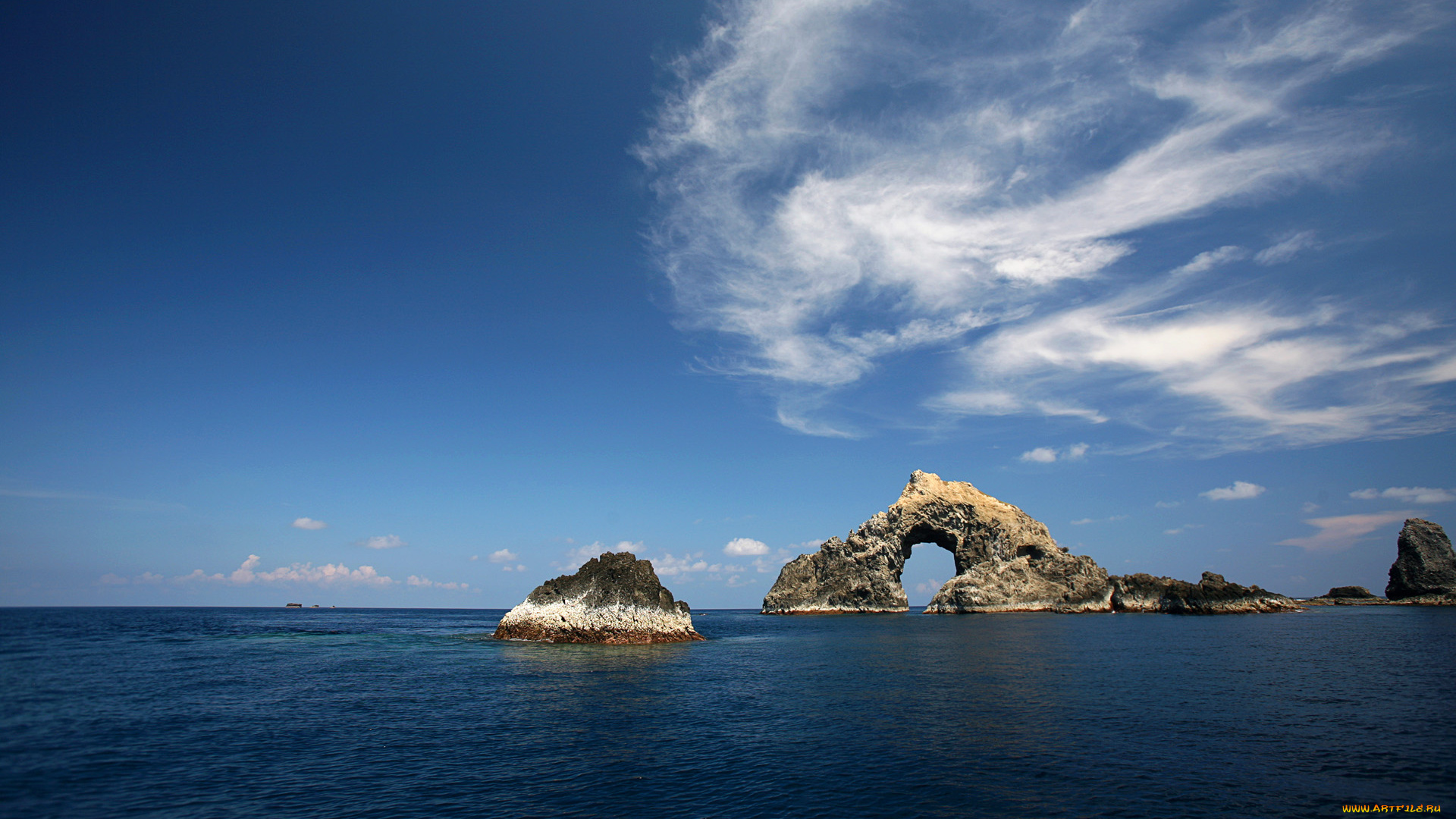 природа, моря, океаны, облако, небо