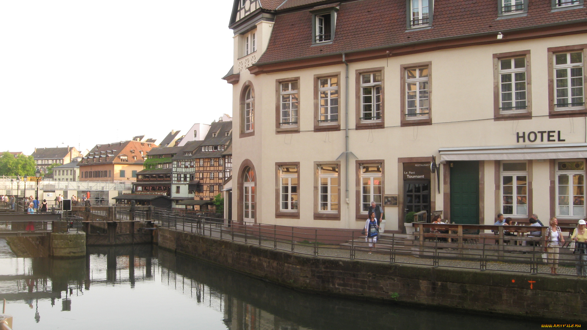 страсбург, автор, varvarra, города, франция, отель, вода