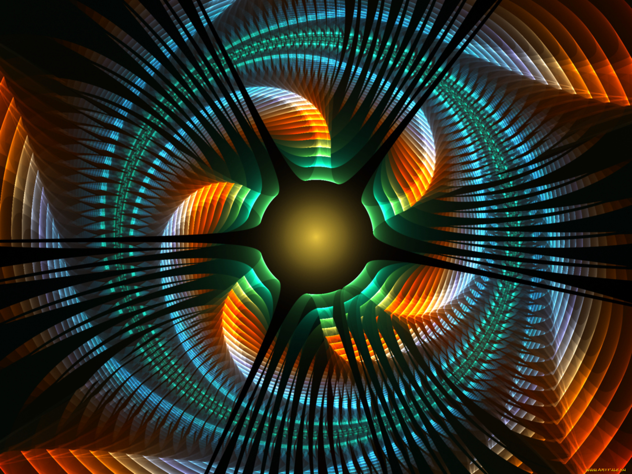 3д, графика, fractal, фракталы, абстракция, узор