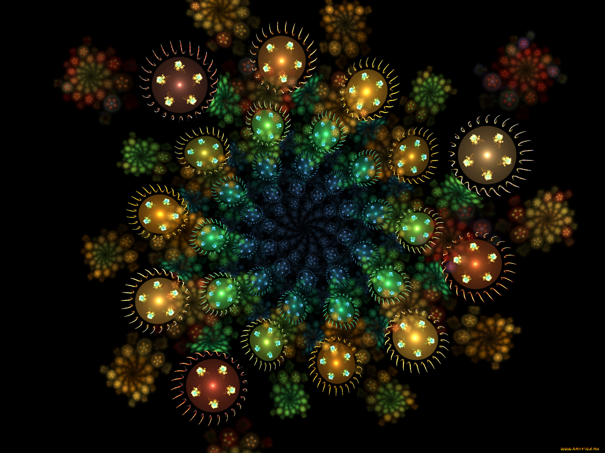 3д, графика, fractal, фракталы, абстракция, узор