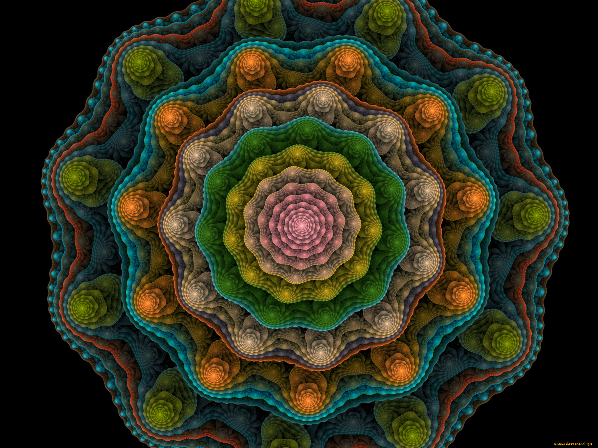 3д, графика, fractal, фракталы, абстракция, узор