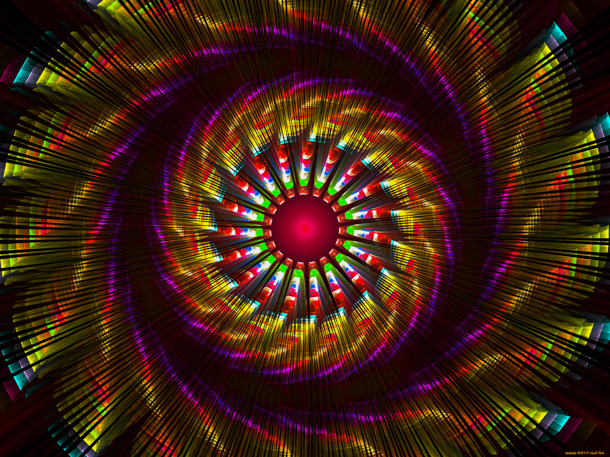 3д, графика, fractal, фракталы, тёмный, абстракция