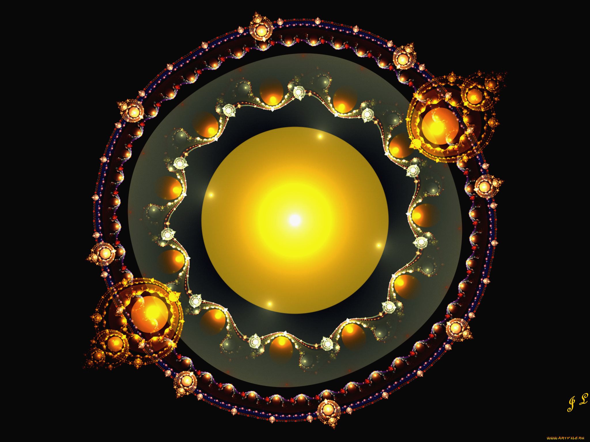 3д, графика, fractal, фракталы, узор, тёмный, абстракция